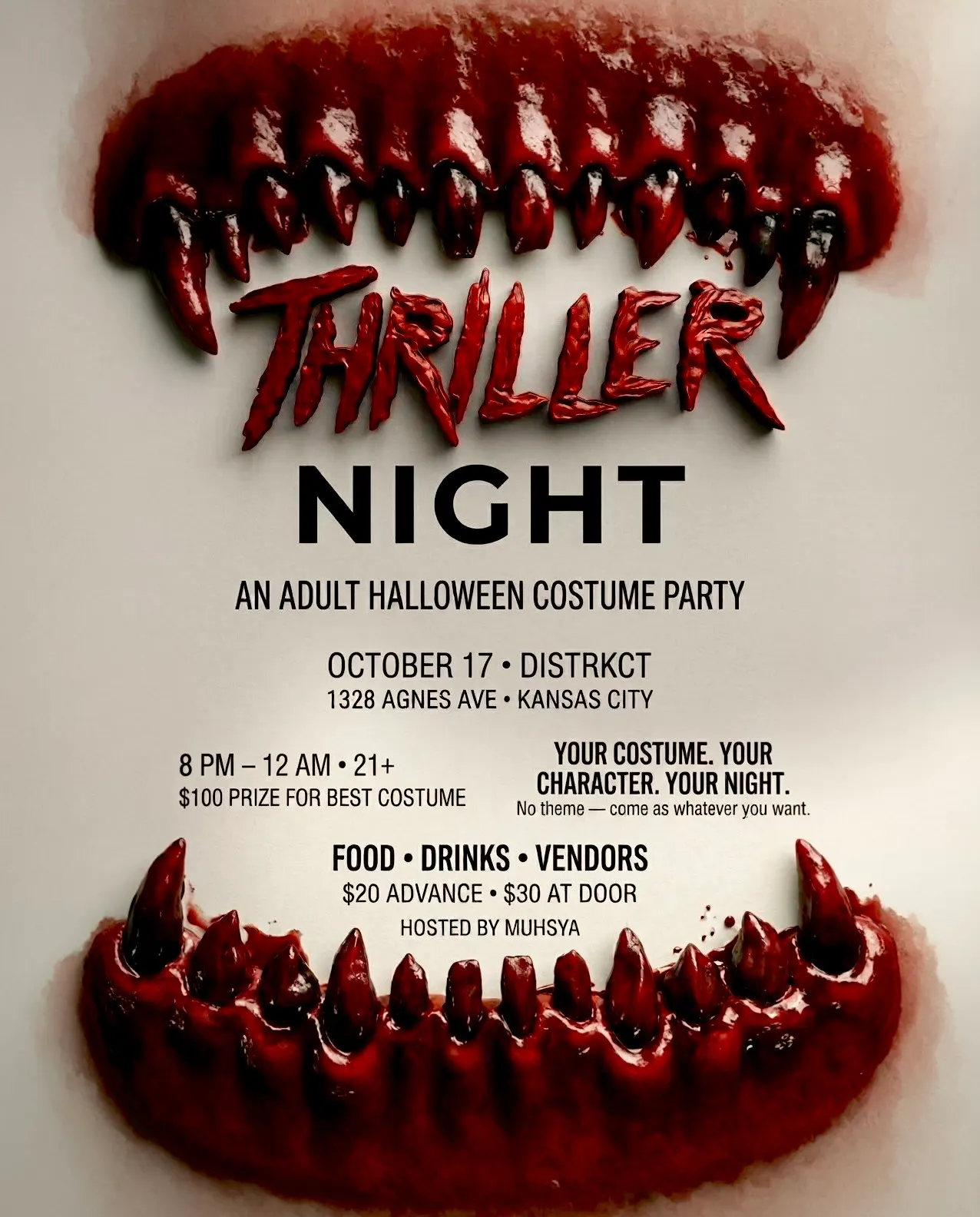 Thriller Night - An Adult Halloween Costume Party