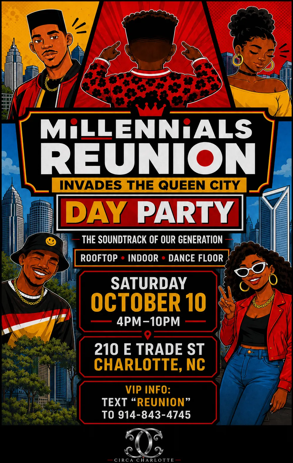 MILLENNIALS REUNION: INVADES THE QUEEN CITY