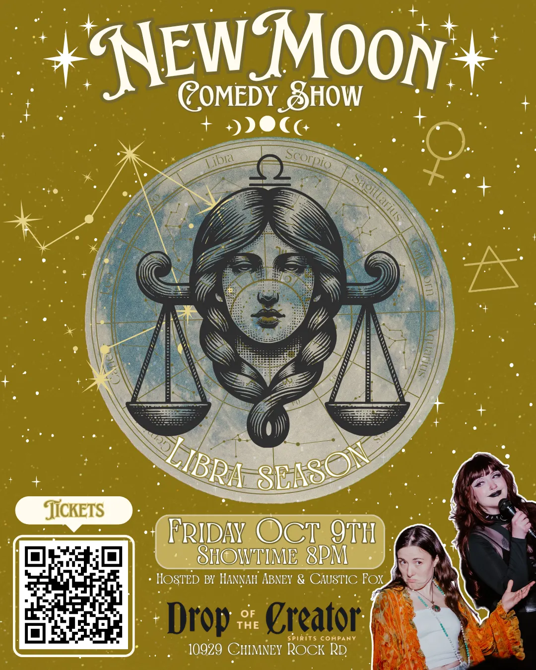 New Moon Comedy Show LIBRA Edition