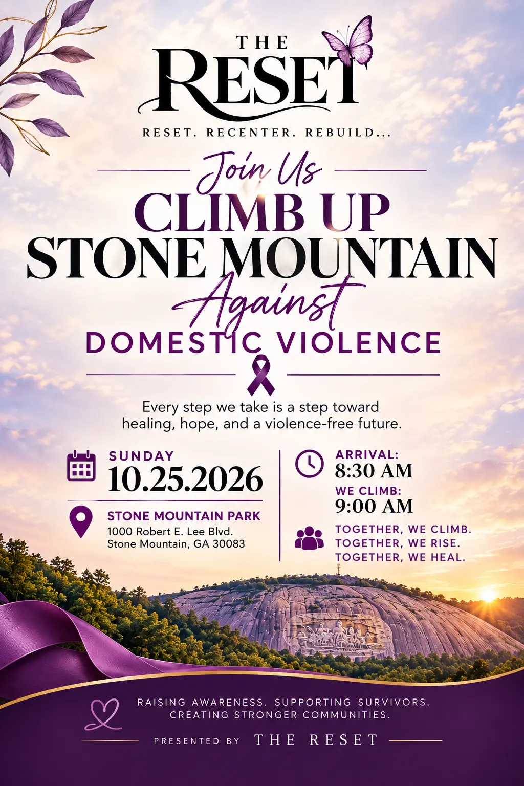 A CLIMB AGAINST DOMESTIC VIOLENCE💜💜💜