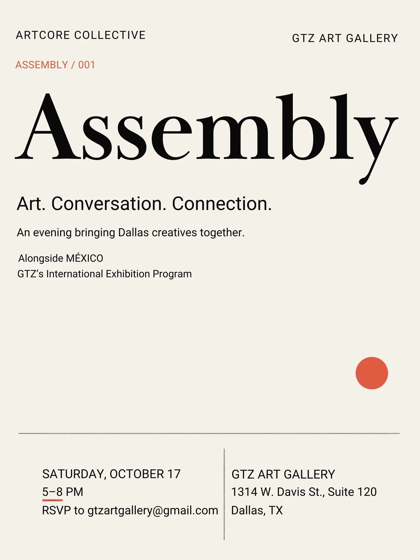 Assembly | GTZ × ArtCore