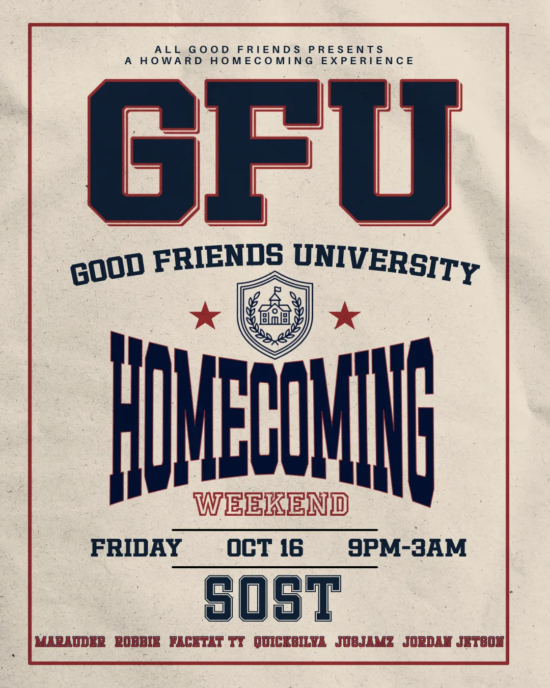 GOOD FRIENDS UNIVERSITY @SOST