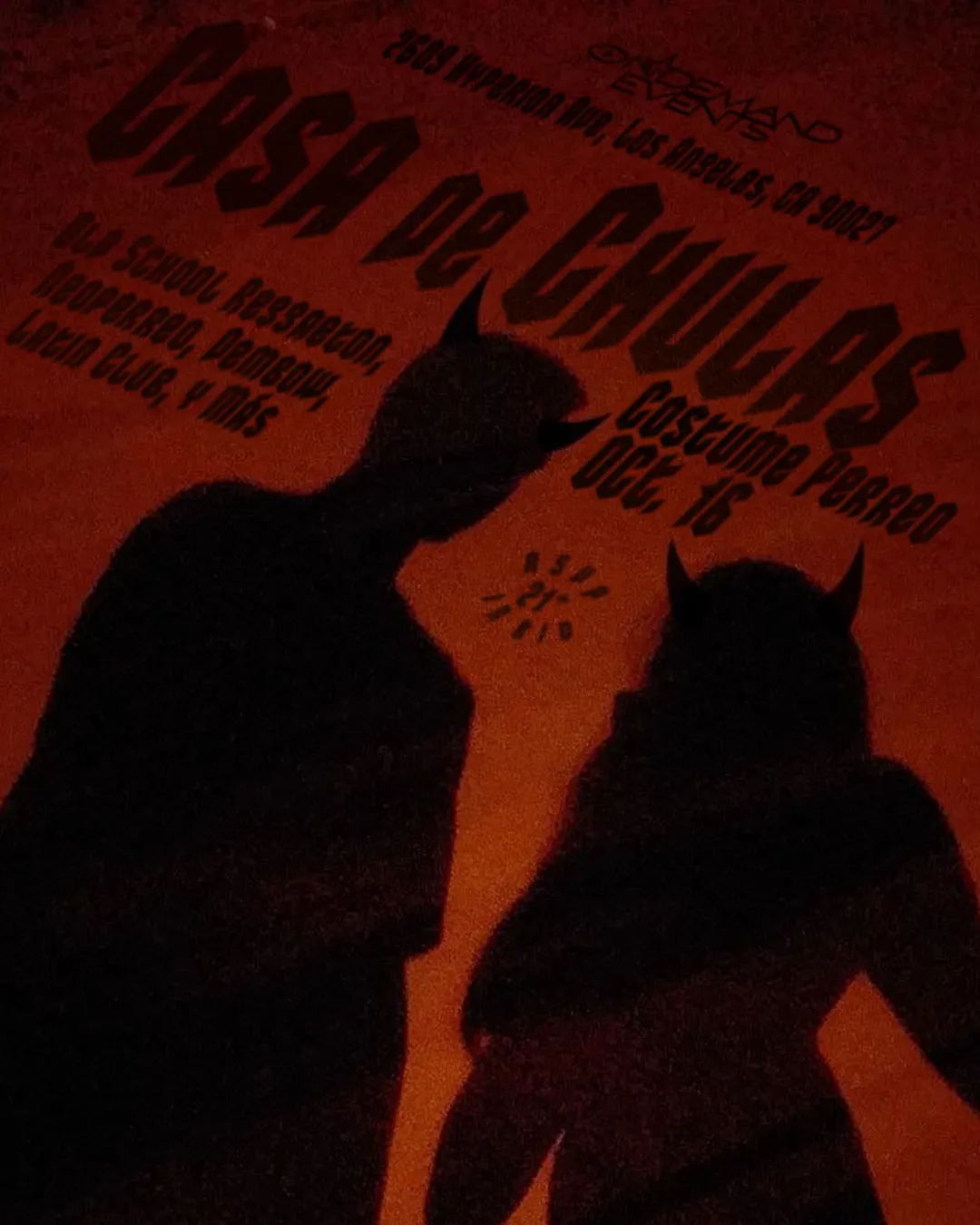 Casa de Chulas - Pre Halloween Perreo