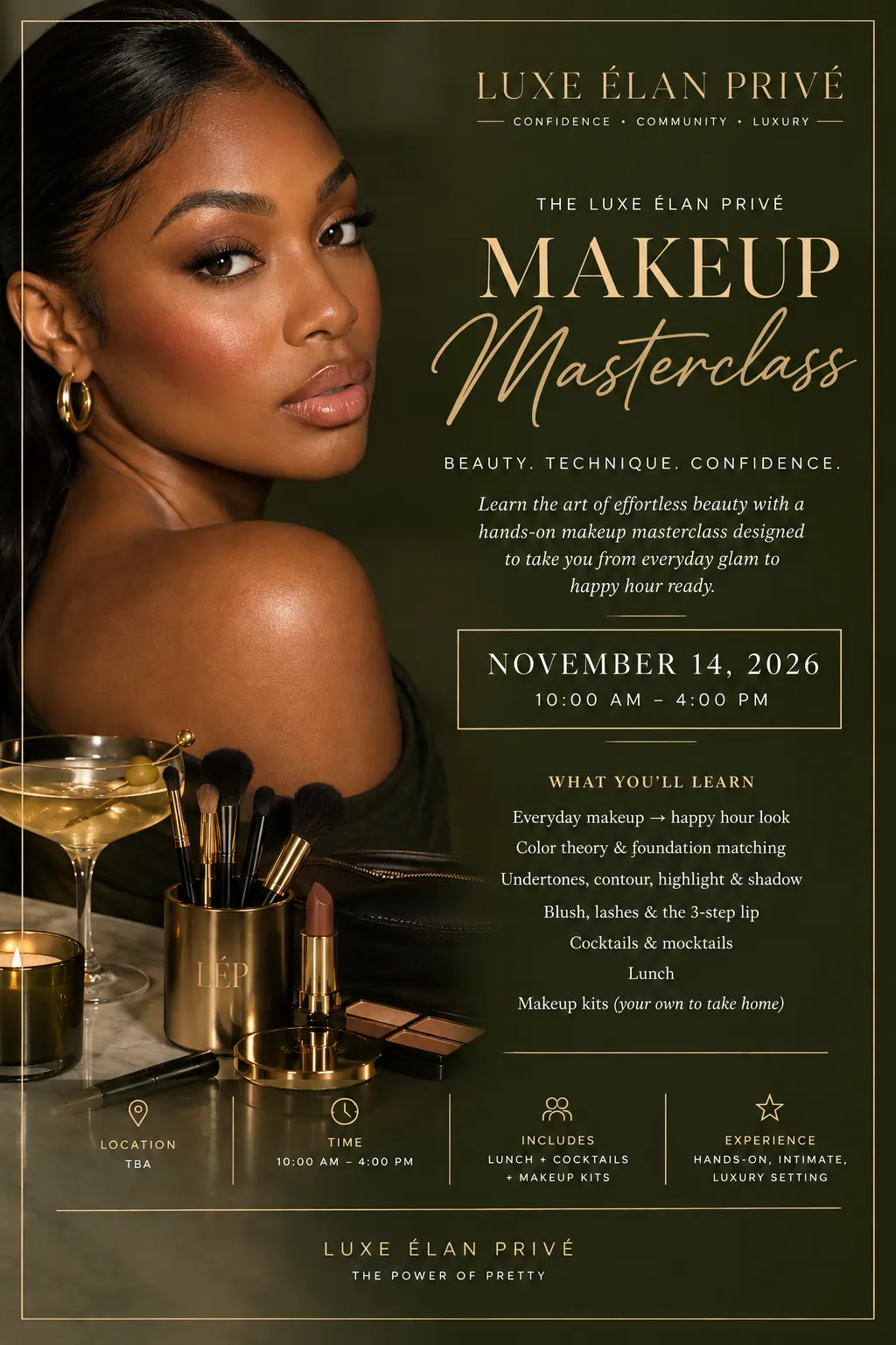 Luxe Èlan Privè Makeup Master Class