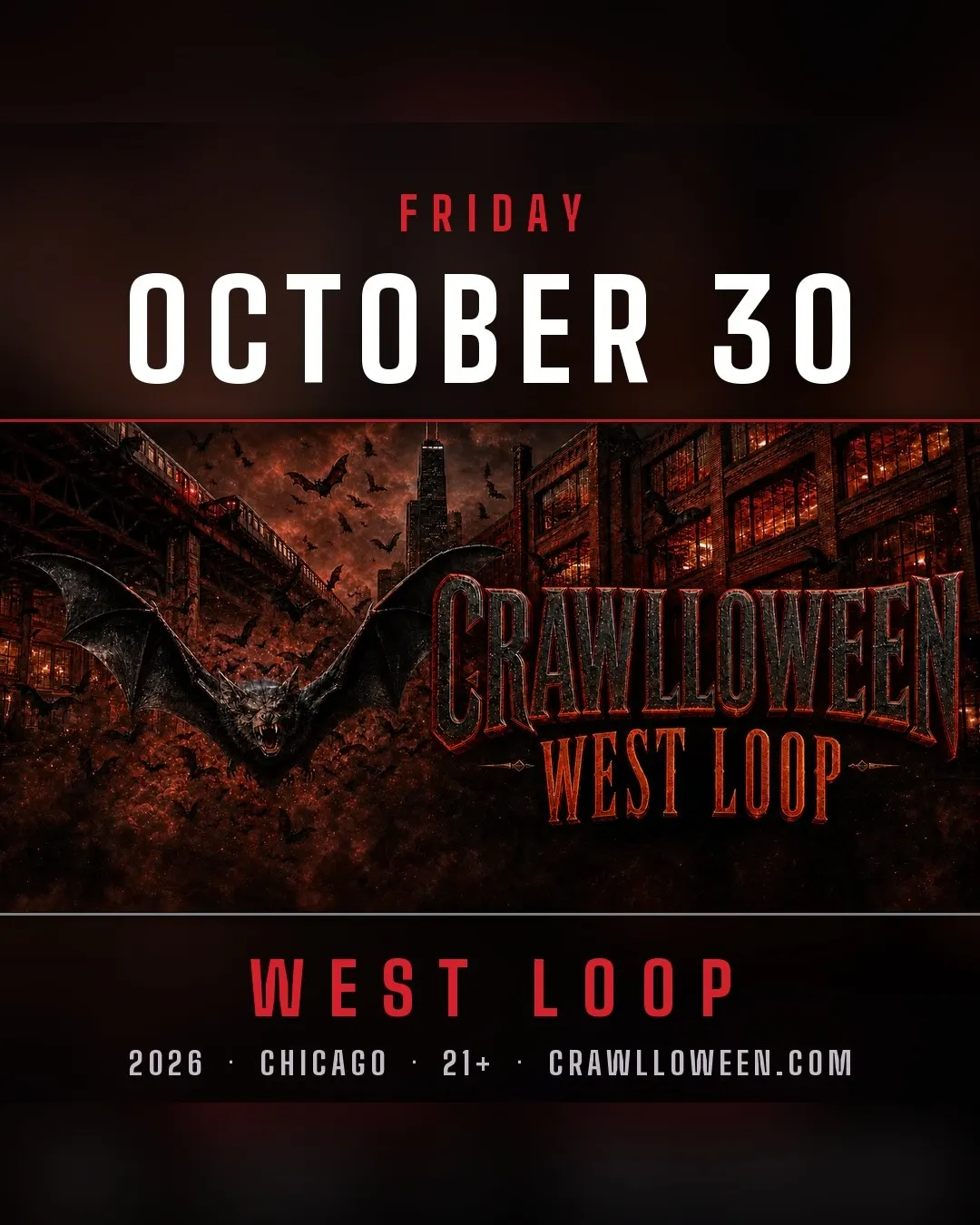 3RD ANNUAL CRAWLLOWEEN: West Loop Halloween Bar Crawl