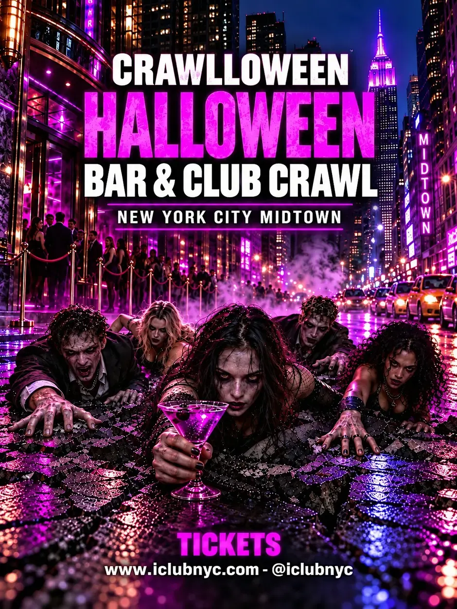 CRAWLLOWEEN NYC MIDTOWN HALLOWEEN BAR & CLUB CRAWL- Sat oct 30th