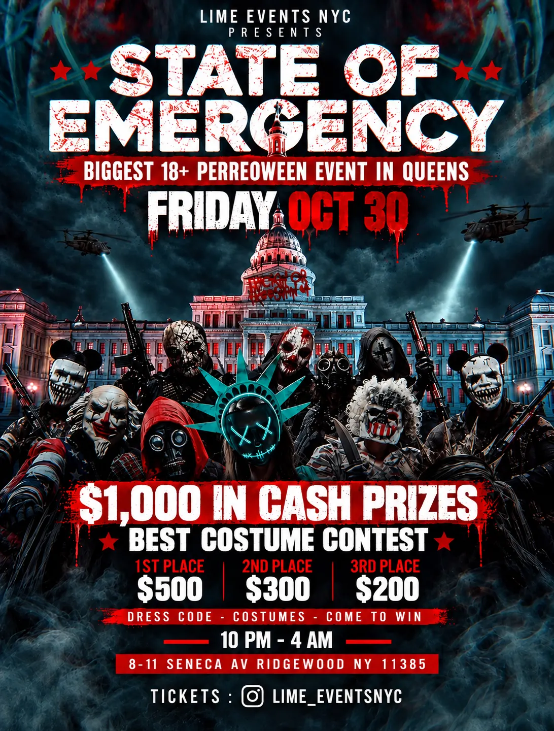 HALLOWEEN EVE @ HUNGRY BURRITO (18+)