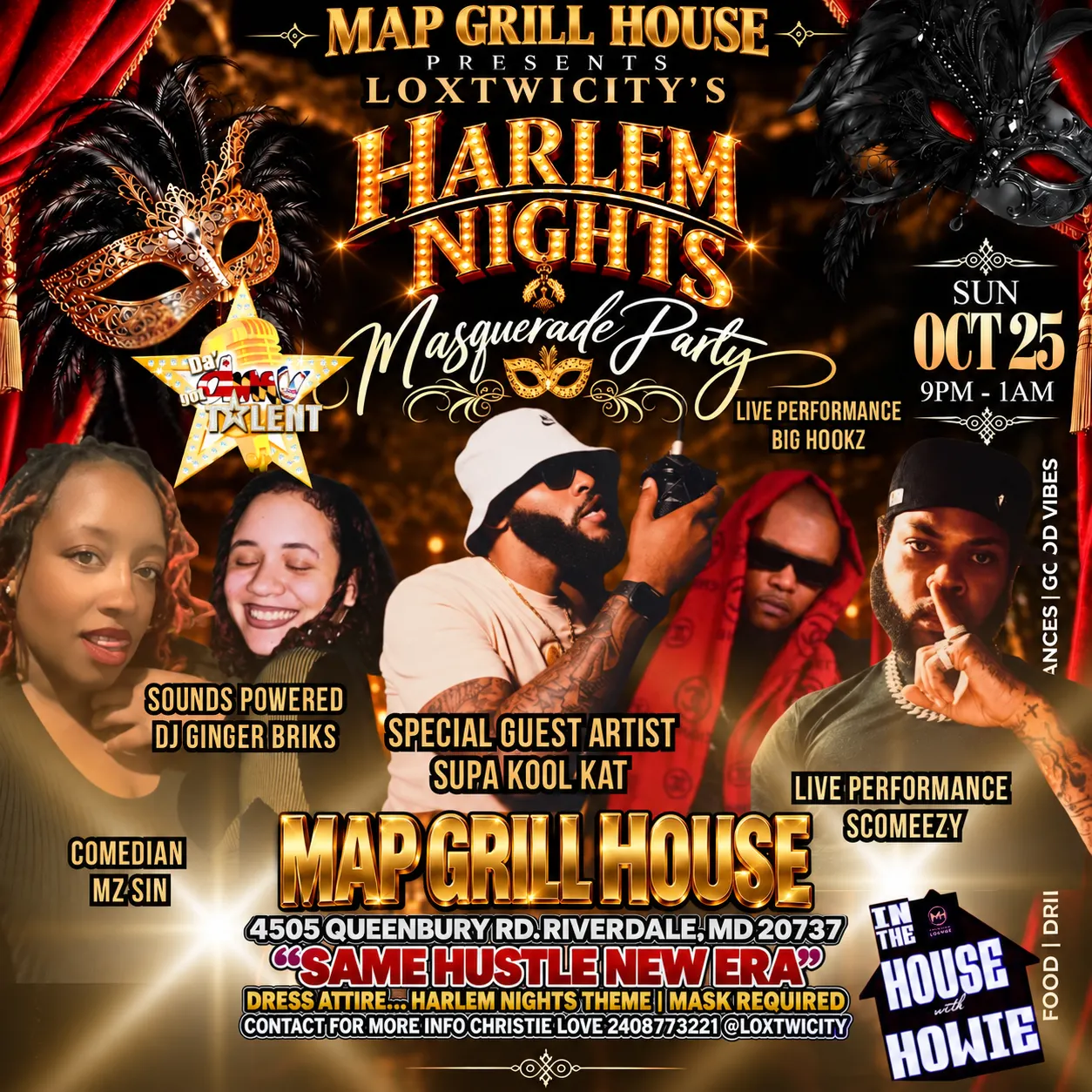 Harlem Night Masquerade Party