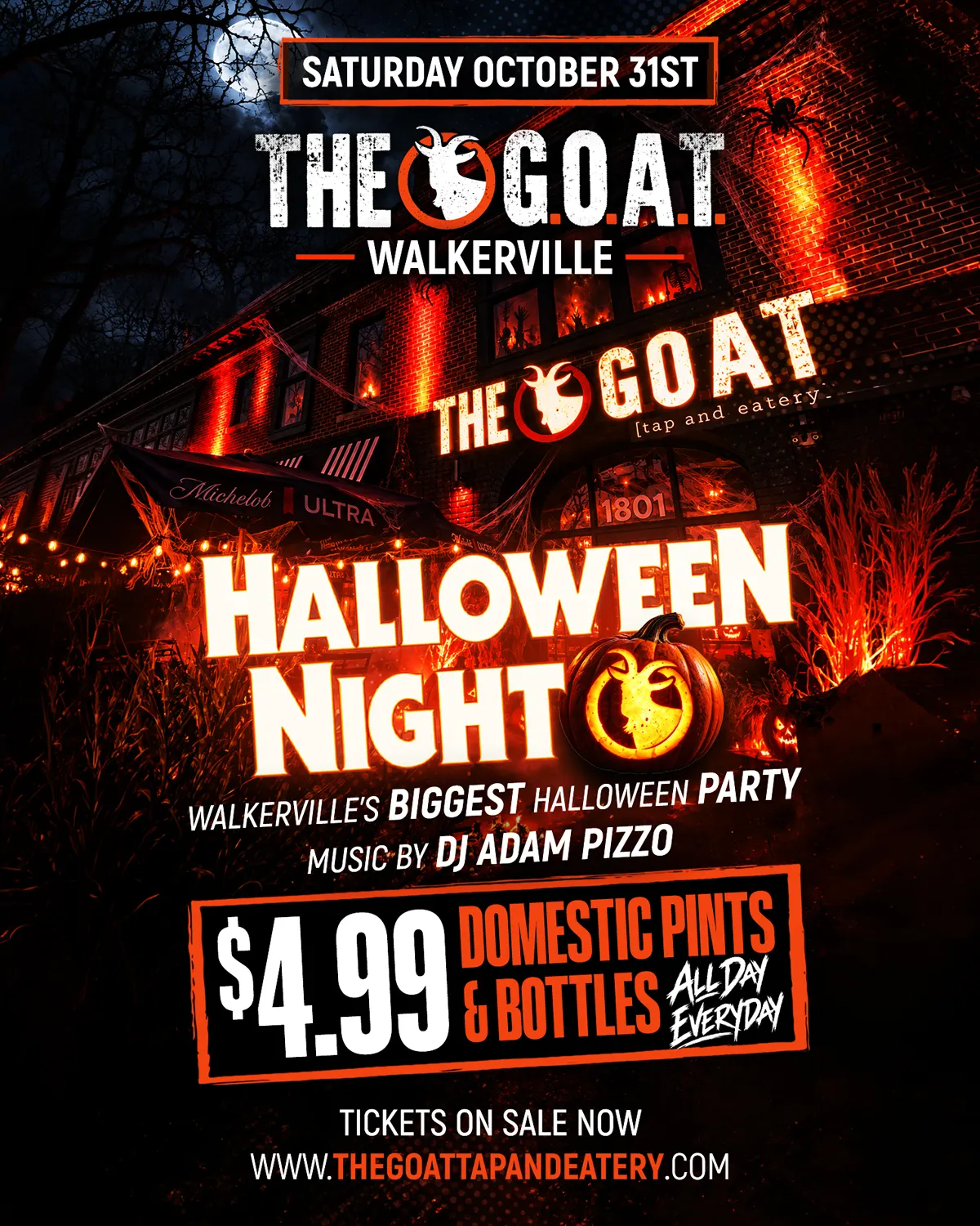 GOAT Walkerville Halloween Night!