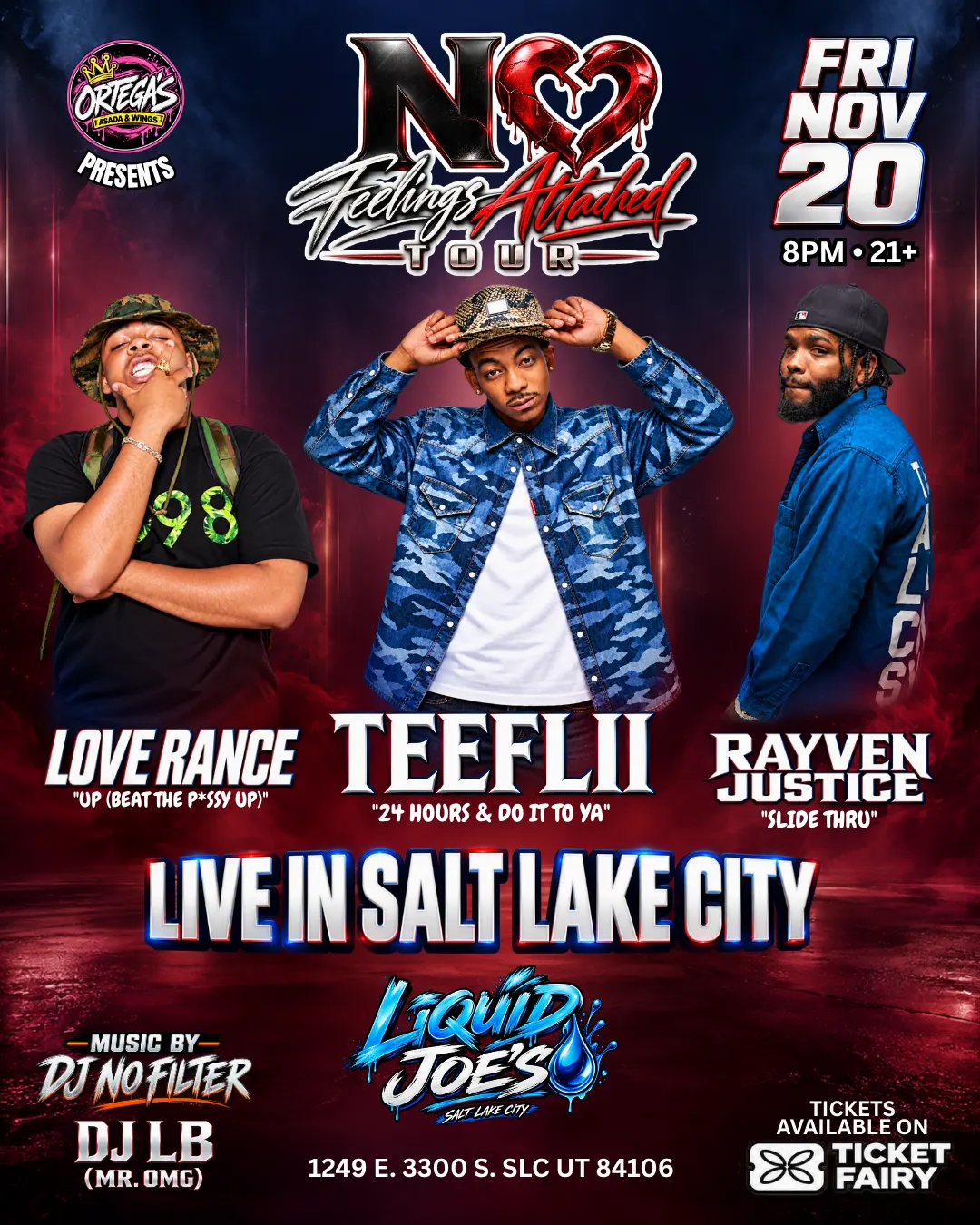 TeeFLii, Rayven Justice & LoveRance | Salt Lake City