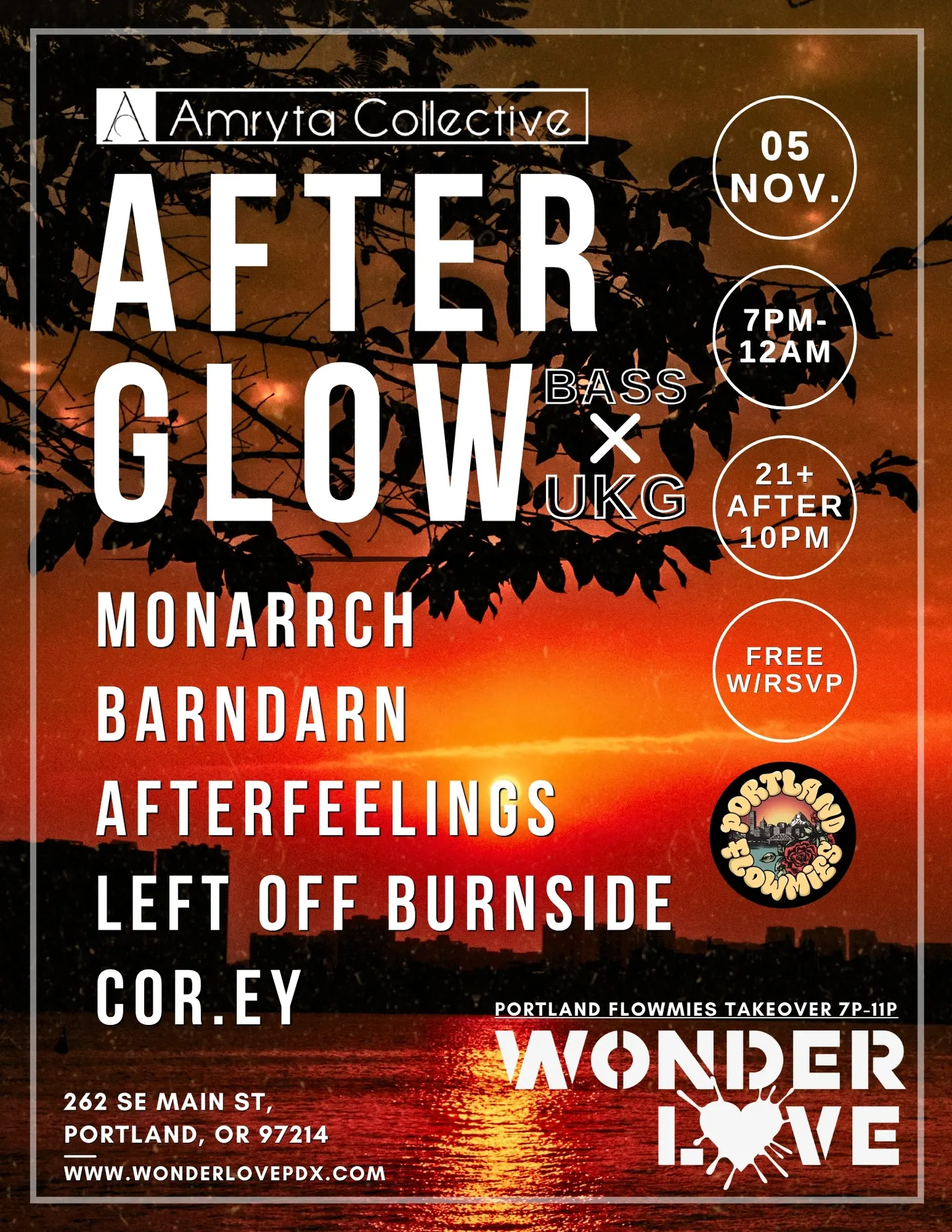 Amryta Afterglow @ Wonderlove! (UKG / BASS)