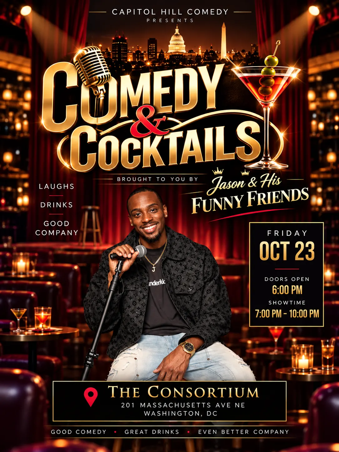 COMEDY & COCKTAILS: FREAKIN' FUNNY FRIDAYS