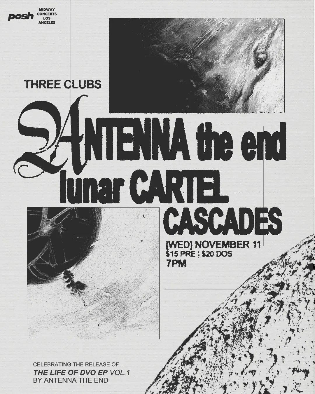 ANTENNA THE END with Lunar Cartel and Cascades