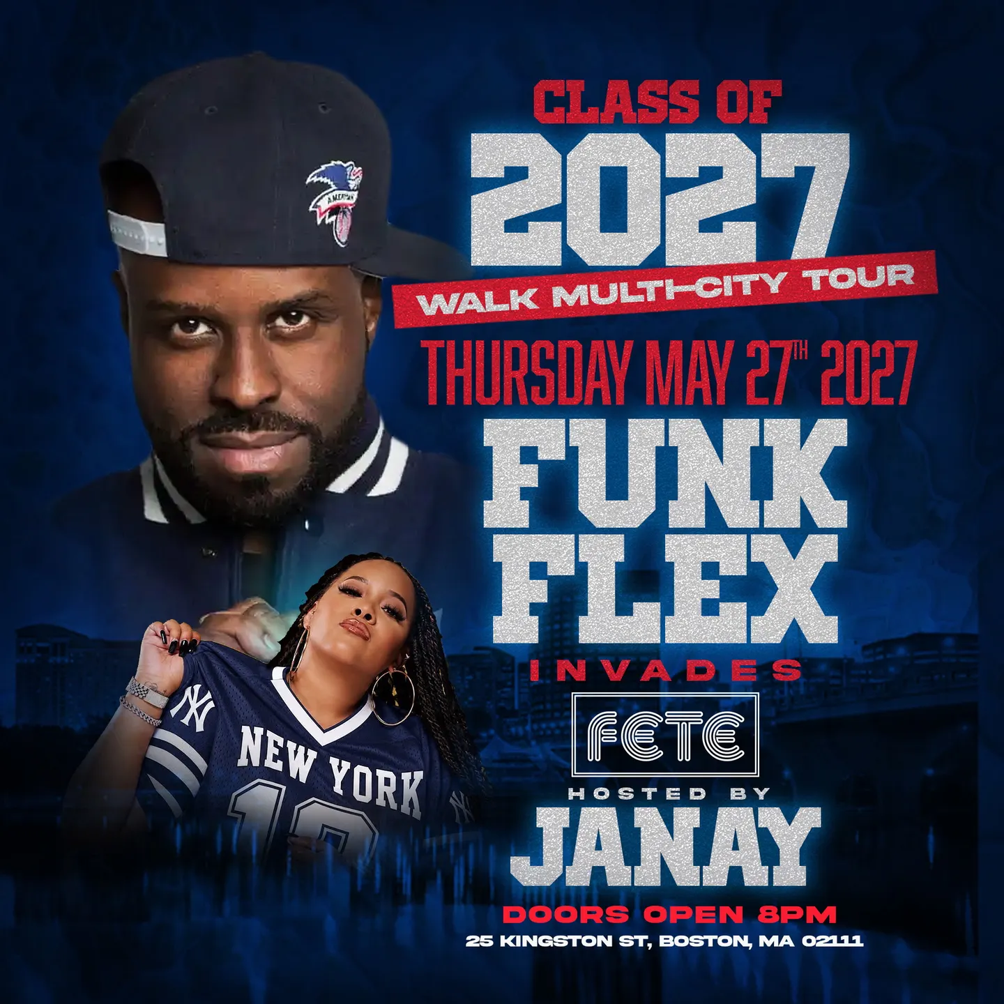 HOT 97 DJ Funk Flex Class of 2027 Walk Multi-City Tour!