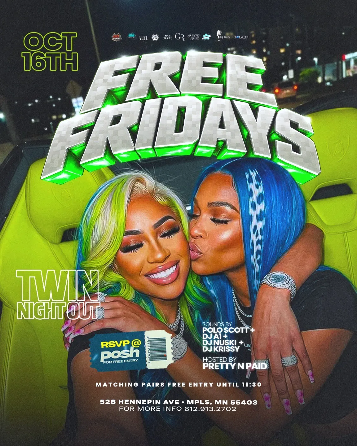FREE FRIDAYS: Twin Night Out