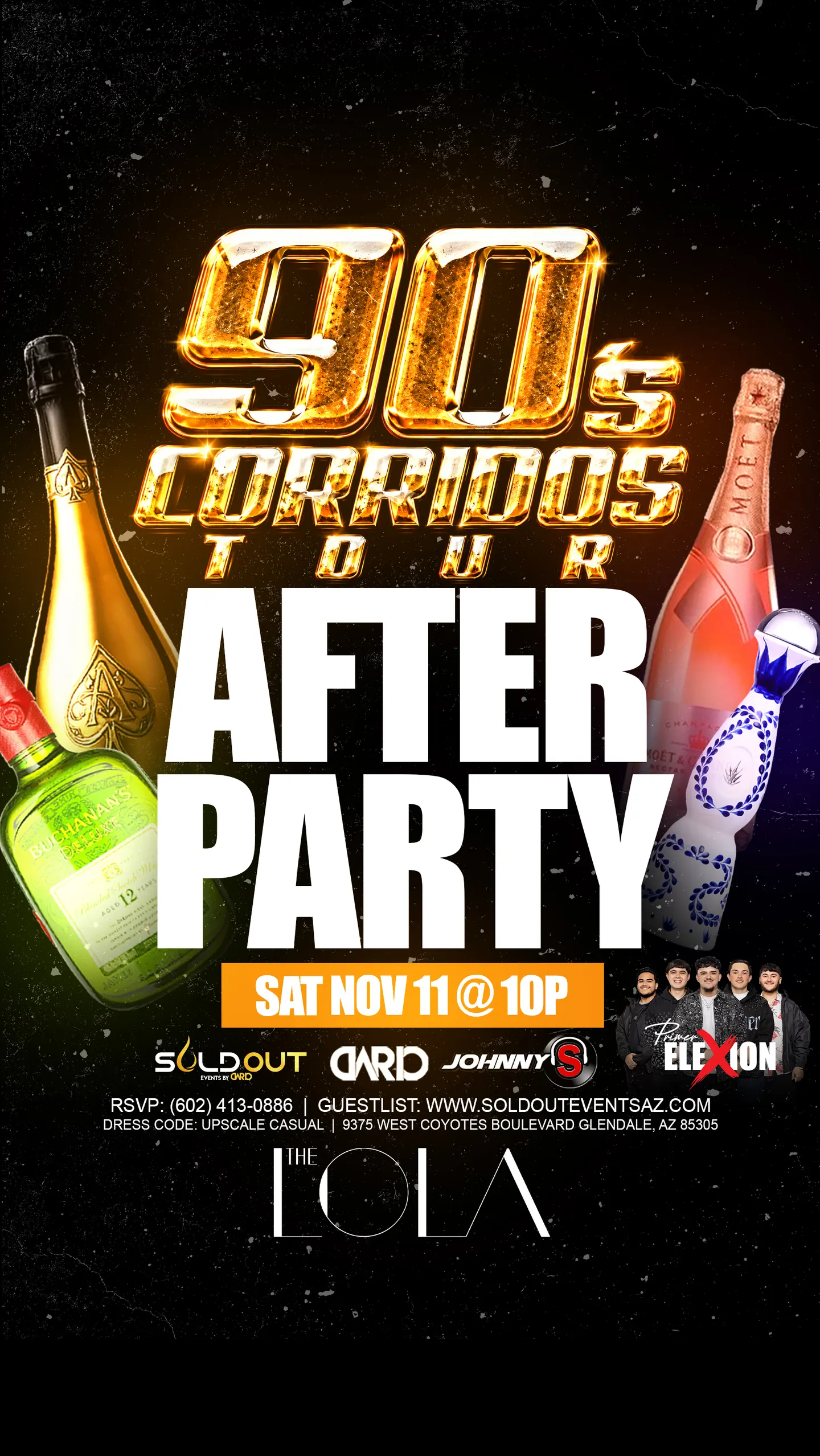 90's Corridos Tour Unofficial After Party @ The Lola