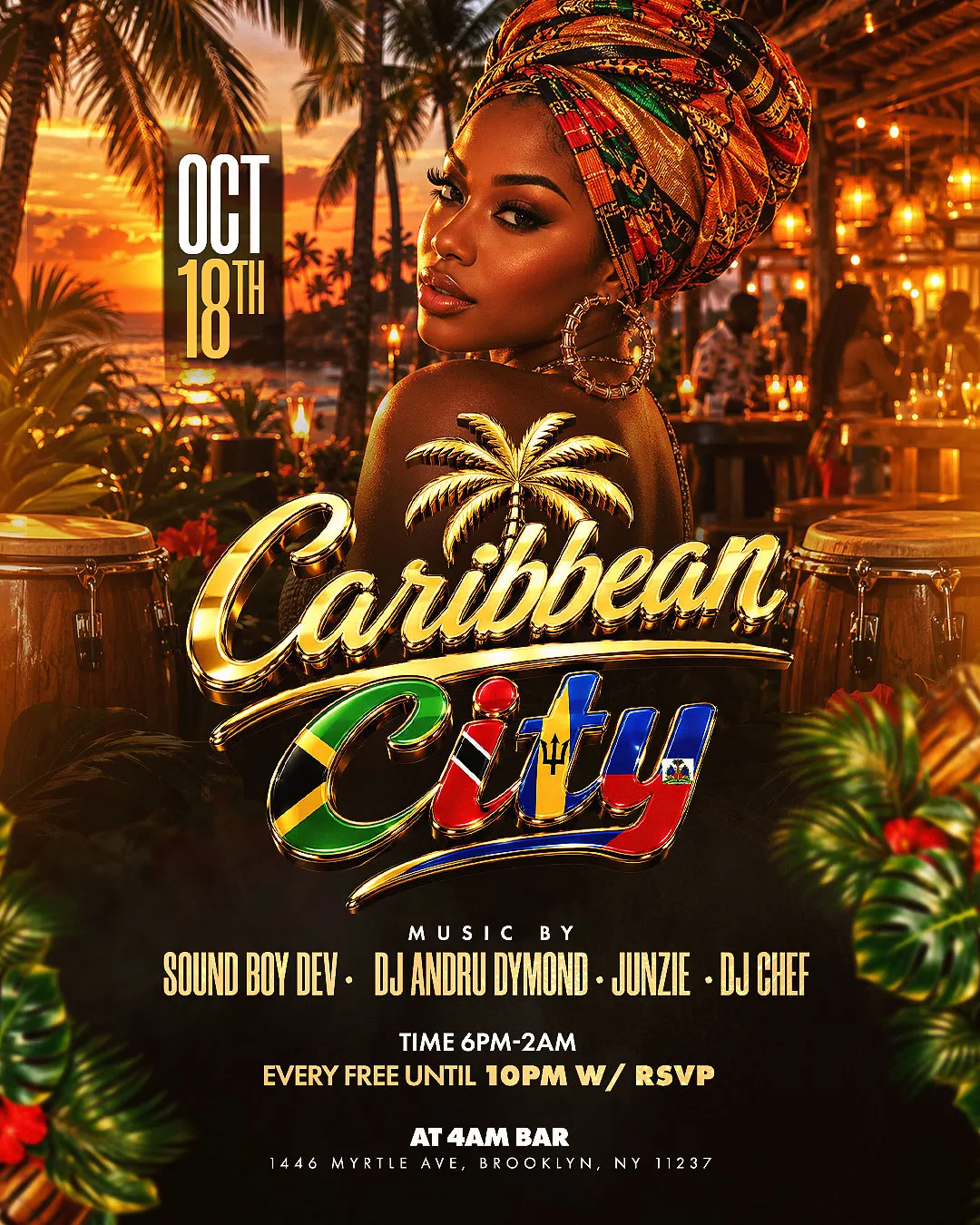 CARIBBEAN CITY 🌴 | Every Sunday | Free Entry With RSVP
