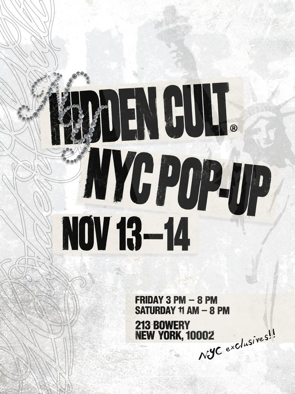 HIDDEN CULT® NYC POP-UP🗽