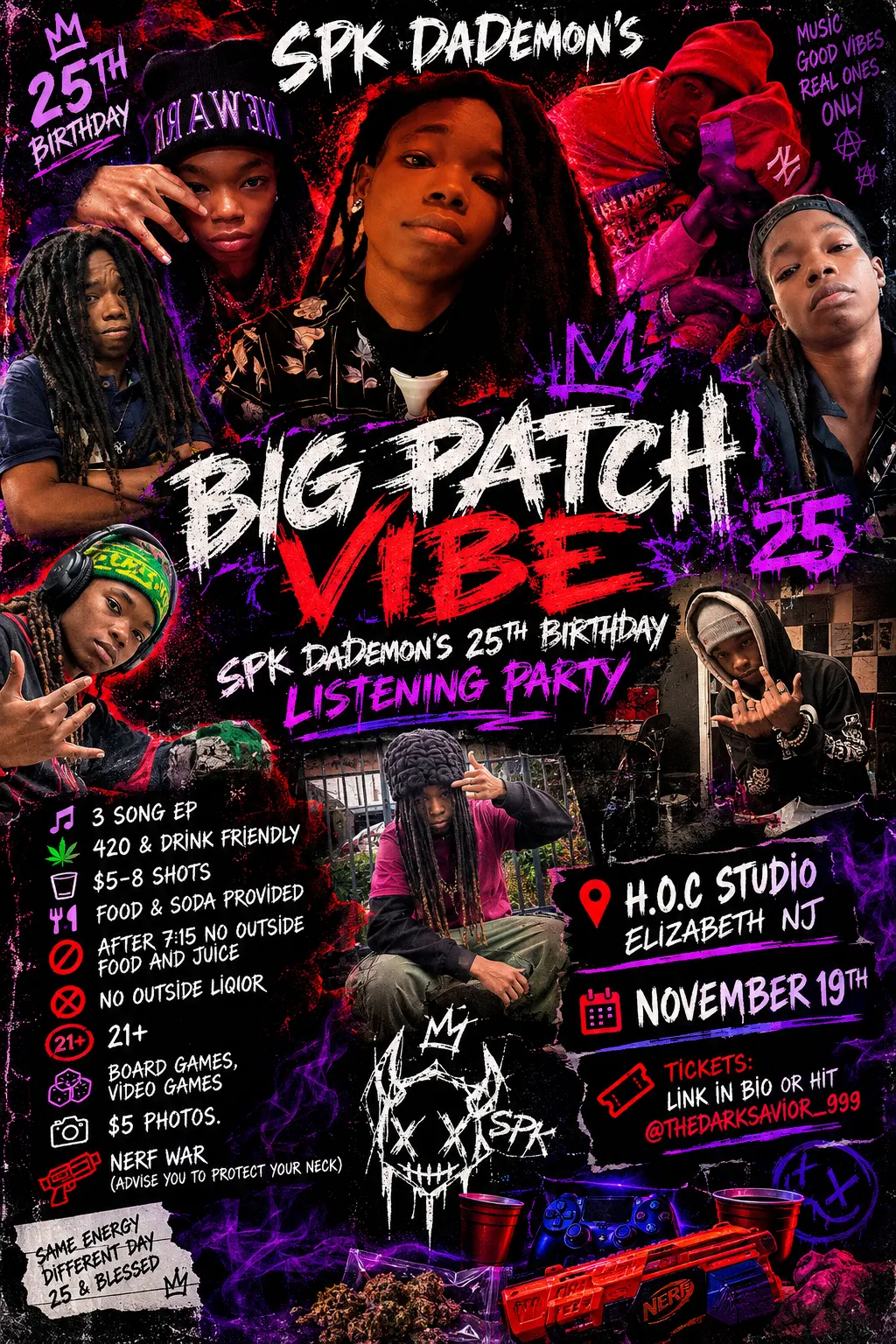 SPK DaDemon’s 25th Birthday Listening Party