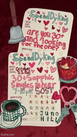 Speed Dykeing: A 30+ Sapphic Singles Mixer ๐๐ธ
