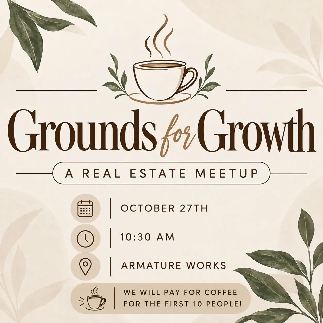 Grounds for Growth: A Real Estate Meetup