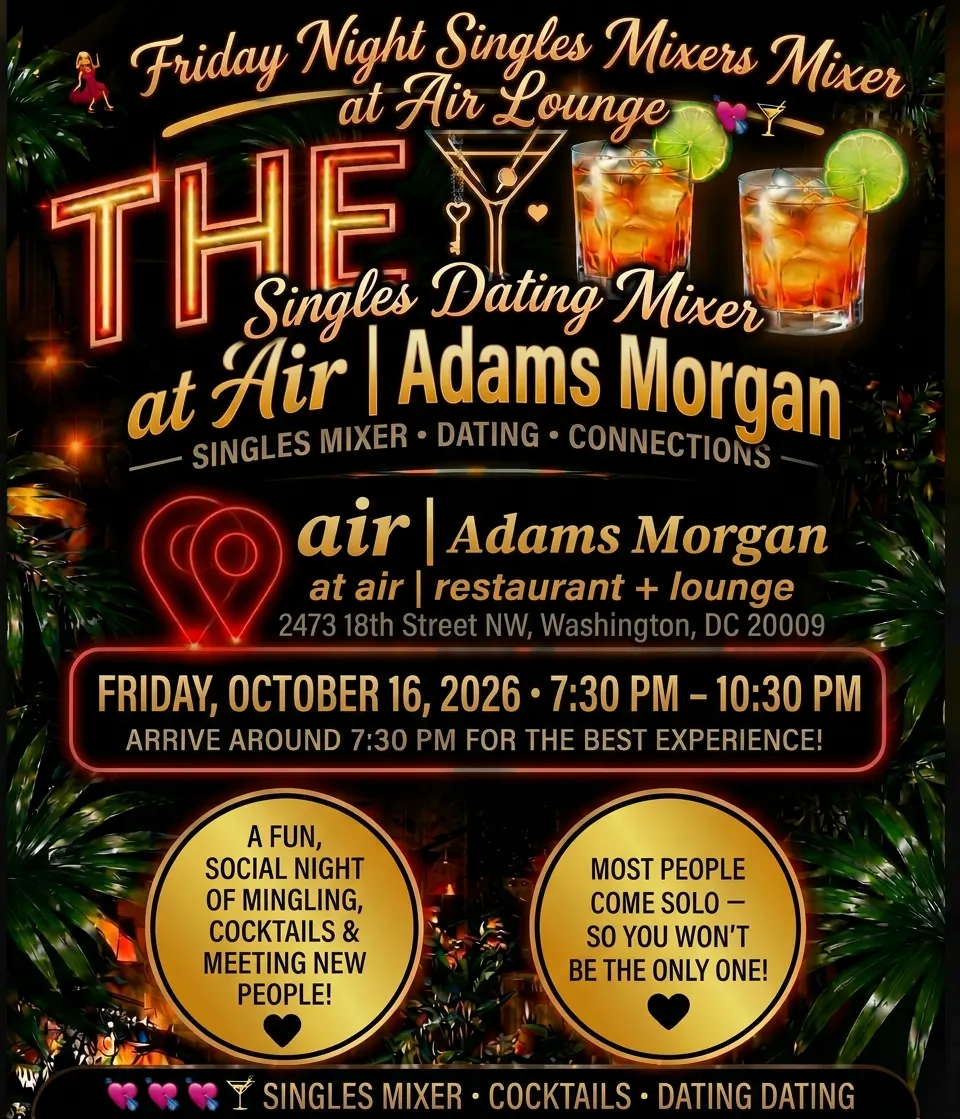 Friday Night Singles Mixer - Air Lounge