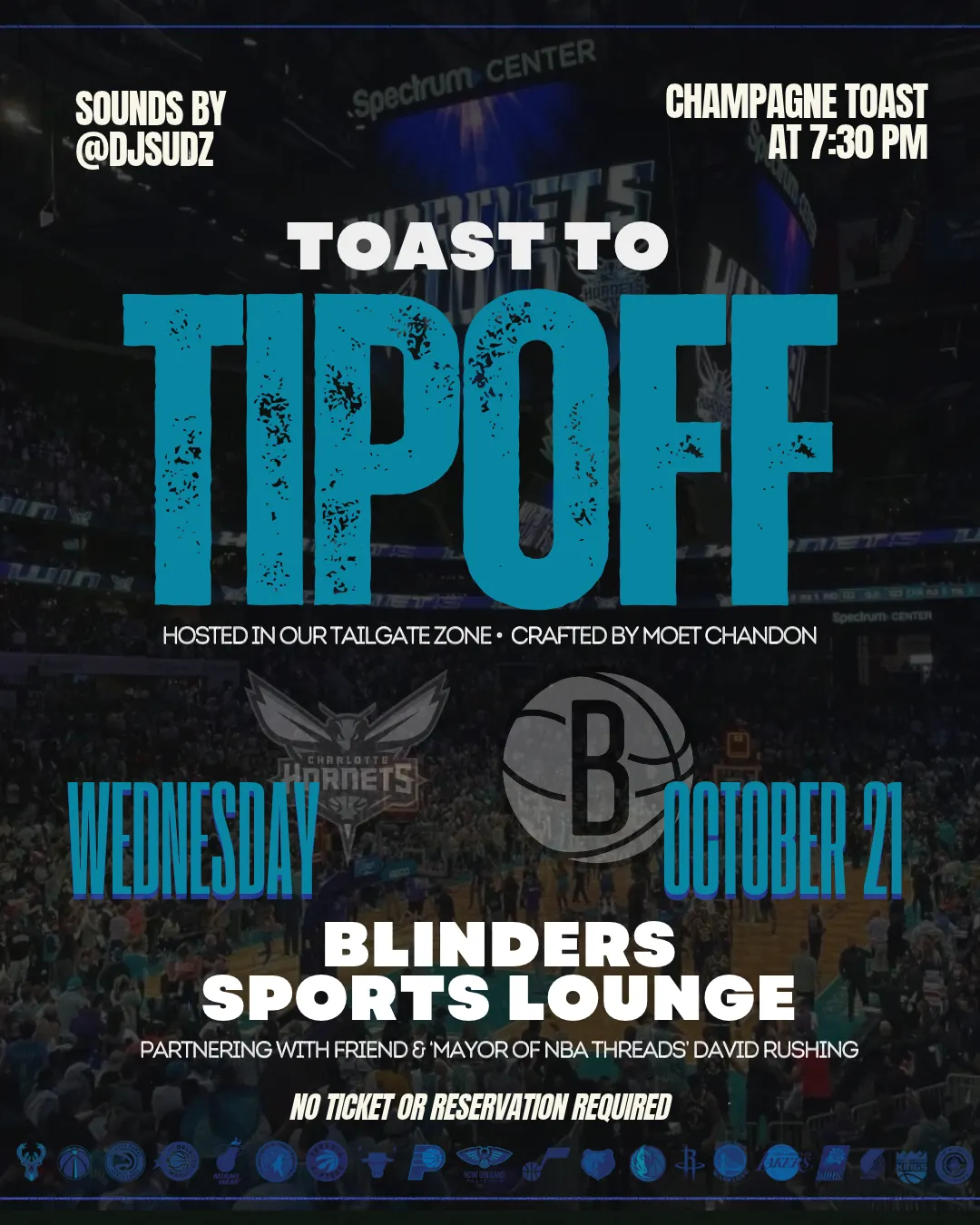 Toast to Tipoff | Charlotte's NBA Season Kickoff Watch Party