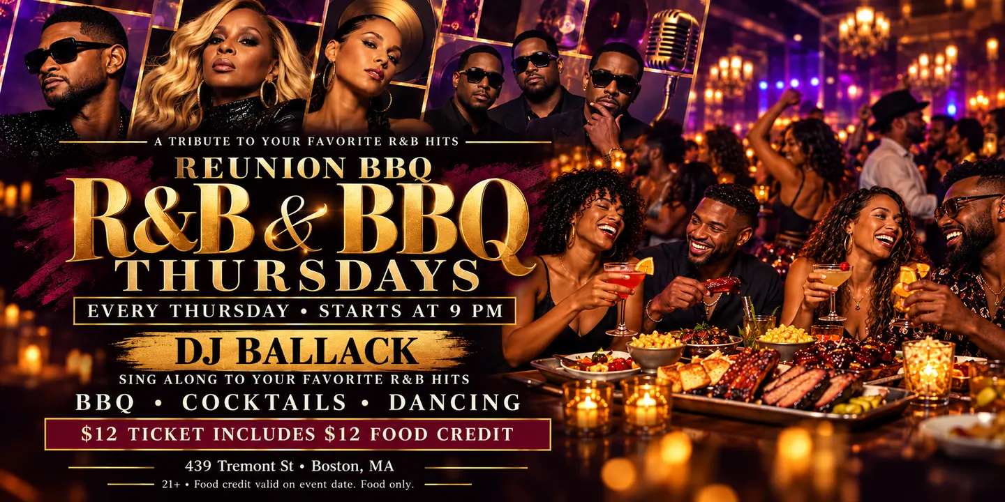 R&B & BBQ Thursdays at Reunion BBQ