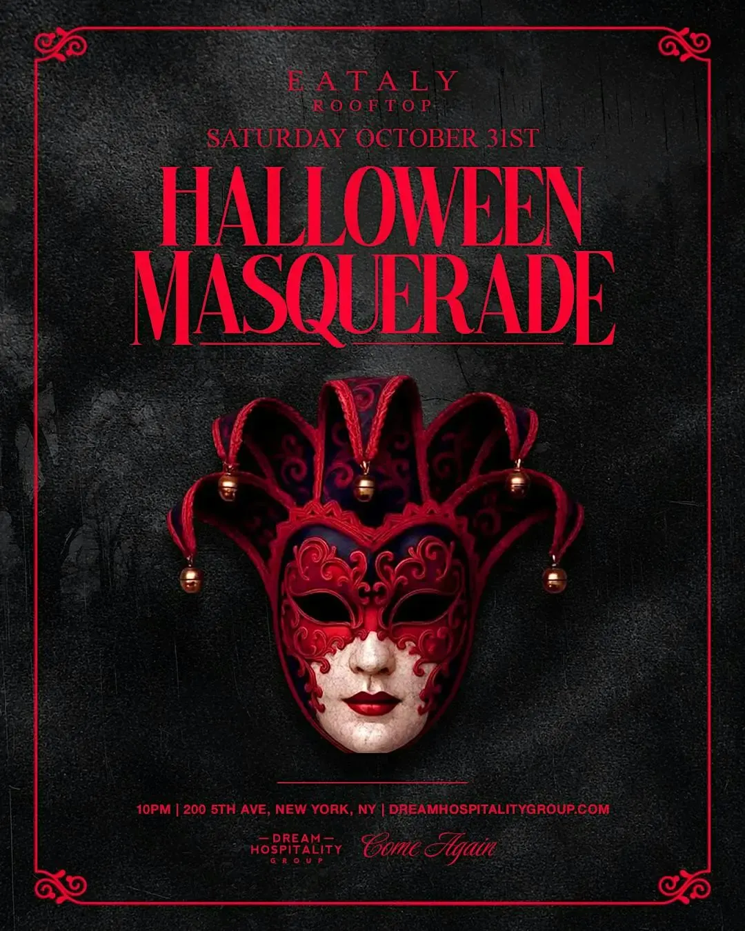 Halloween Night Party @ Amalfi Rooftop at Eataly - Sat 10/31