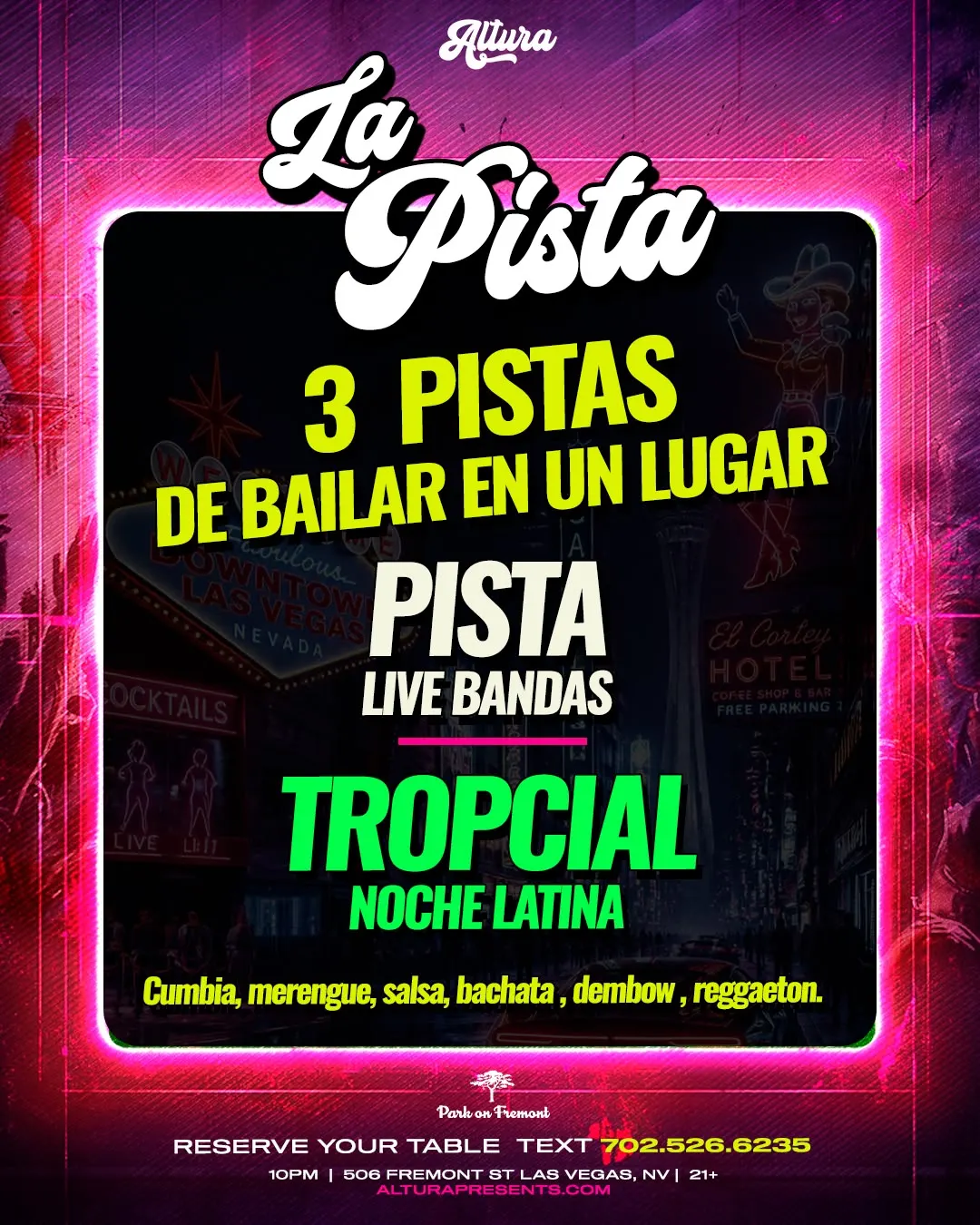 ALTURA Presents: LA PISTA SATURDAYS (21+)