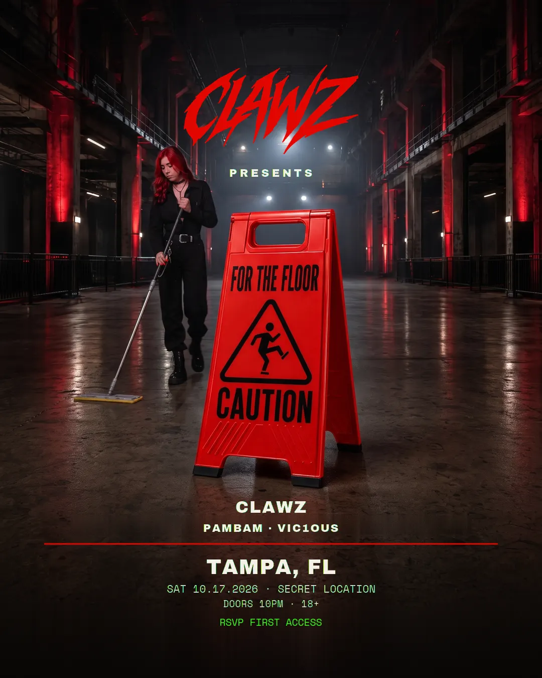 DH Pres: CLAWZ For The Floor