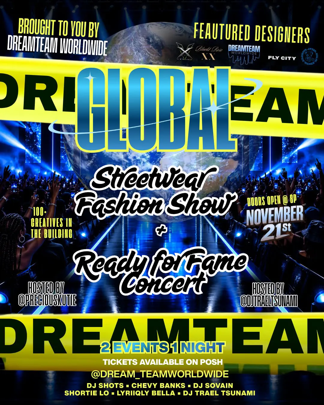 GLOBAL Streetwear Fashion Show x Ready For Fame