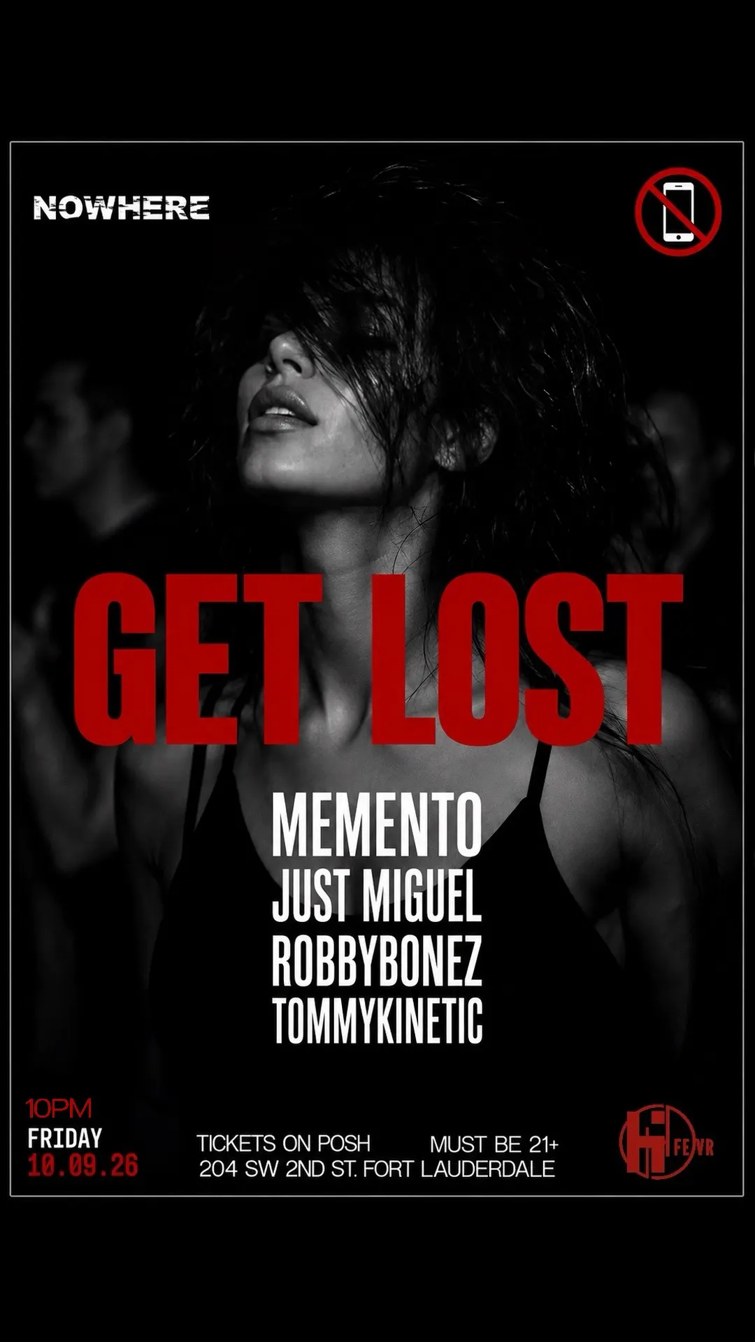 SOMEWHERE UNDERGROUND presents GET LOST @ NOWHERE | TAKEOVER EVENT