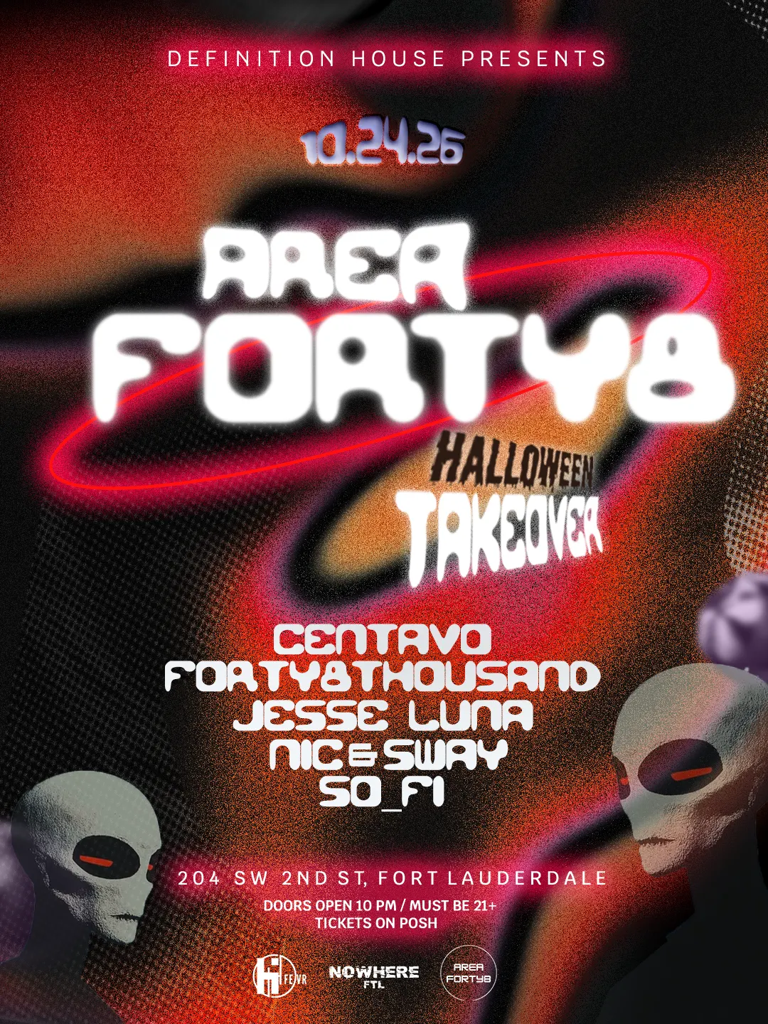 AREA 48 @ NOWHERE | HALLOWEEN TAKEOVER