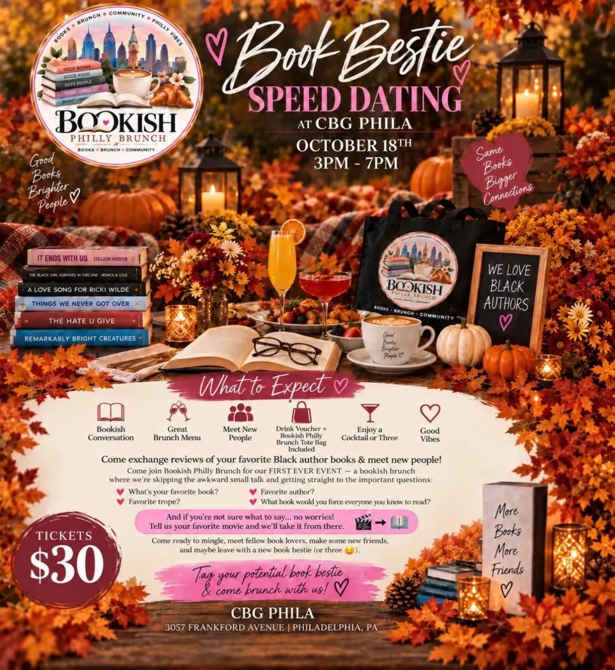 Book Bestie Speed Dating