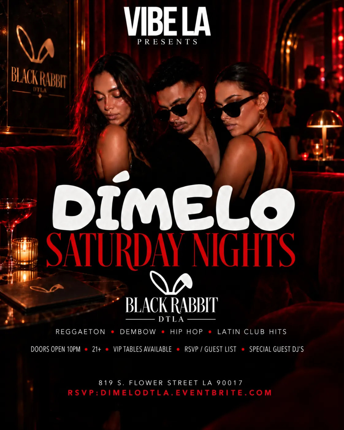 DÍMELO Saturdays: Reggaeton & Latin Party at Black Rabbit DTLA