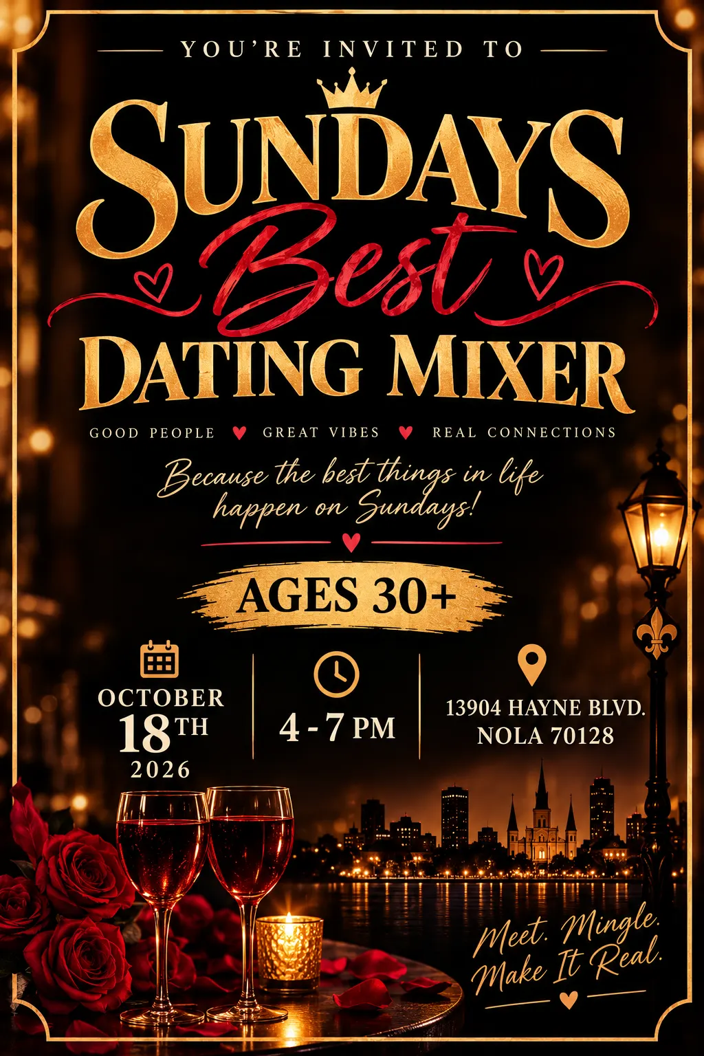 Sunday’s Best Dating Mixer