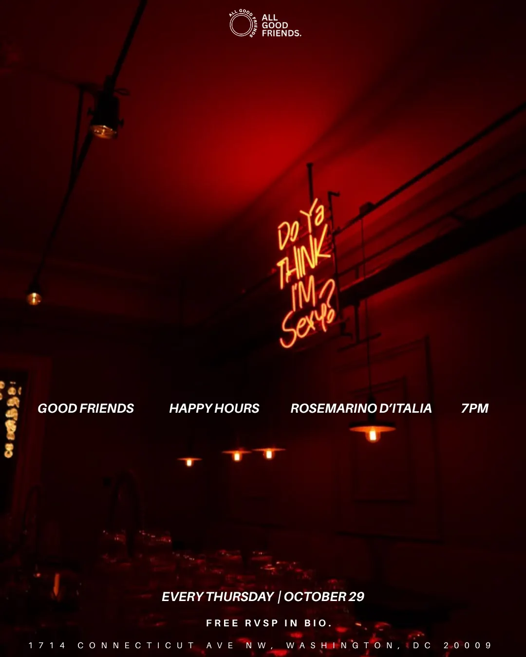 GOOD FRIENDS HAPPY HOURS @ROSEMARINO