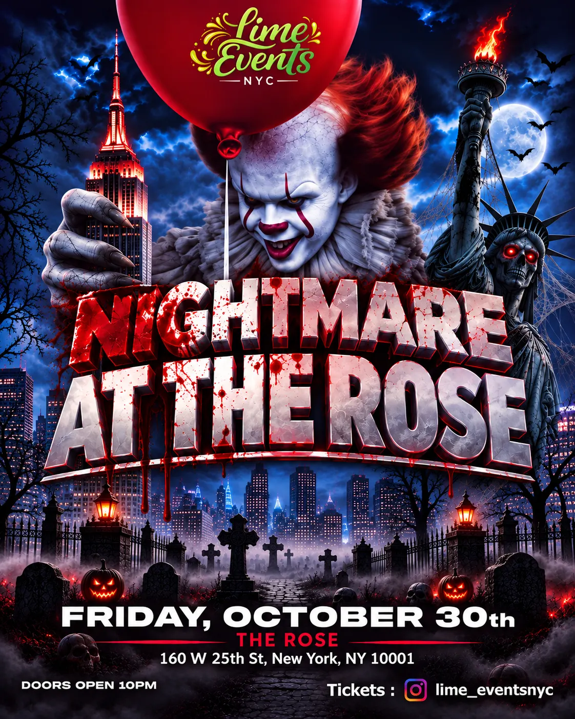 HALLOWEEN EVE @ THE ROSE NYC (18+)