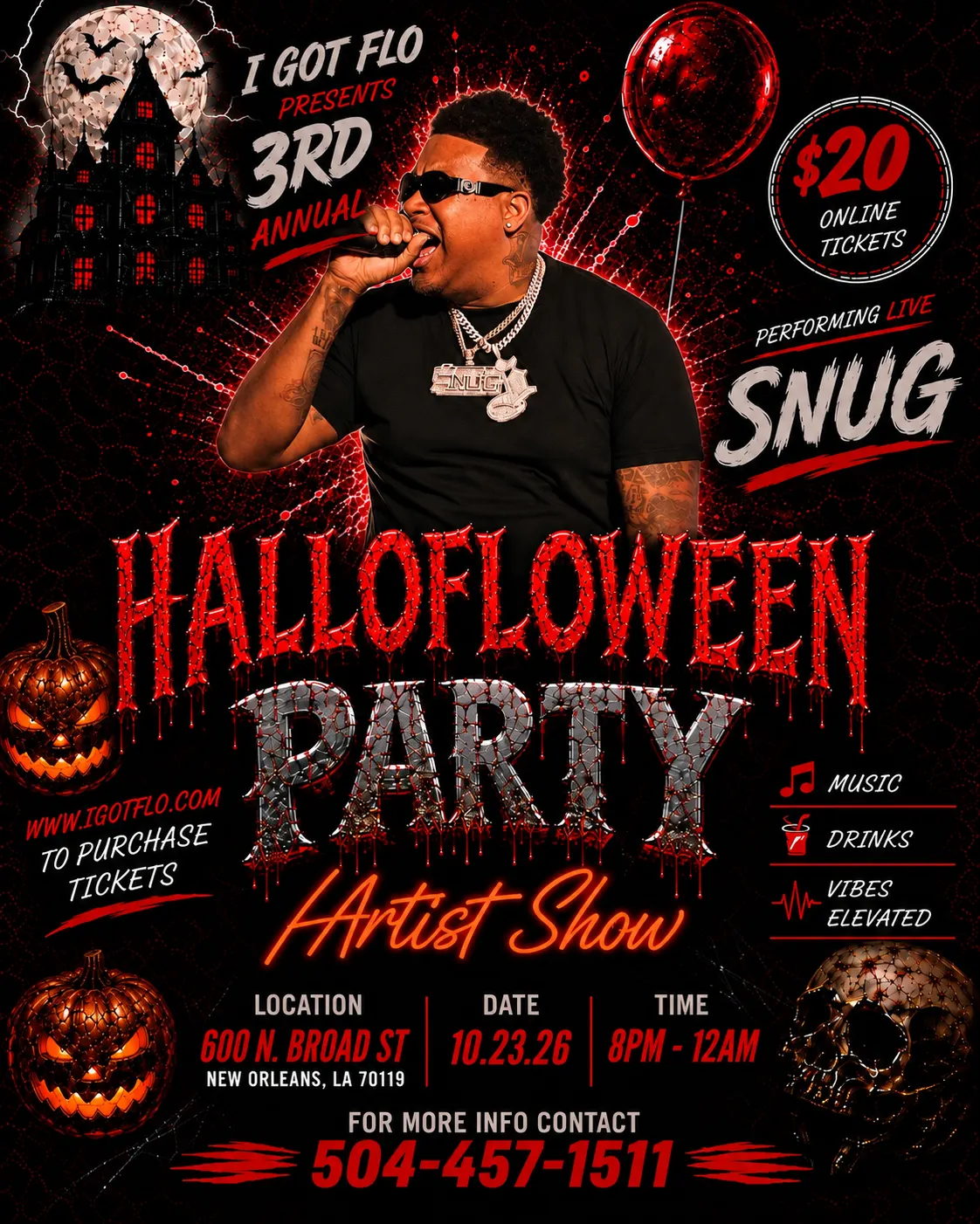 HALLOFLOWEEN PARTY/ARTIST SHOW