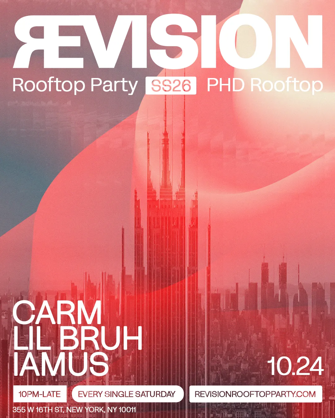 revision rooftop party // 10.24.26