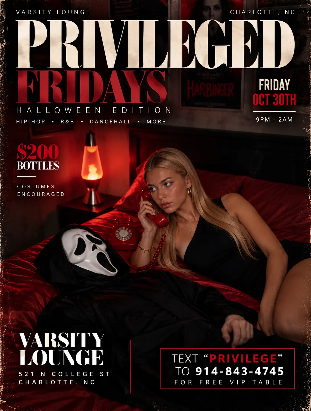 PRIVILEGED FRIDAYS: HALLOWEEN EDITI