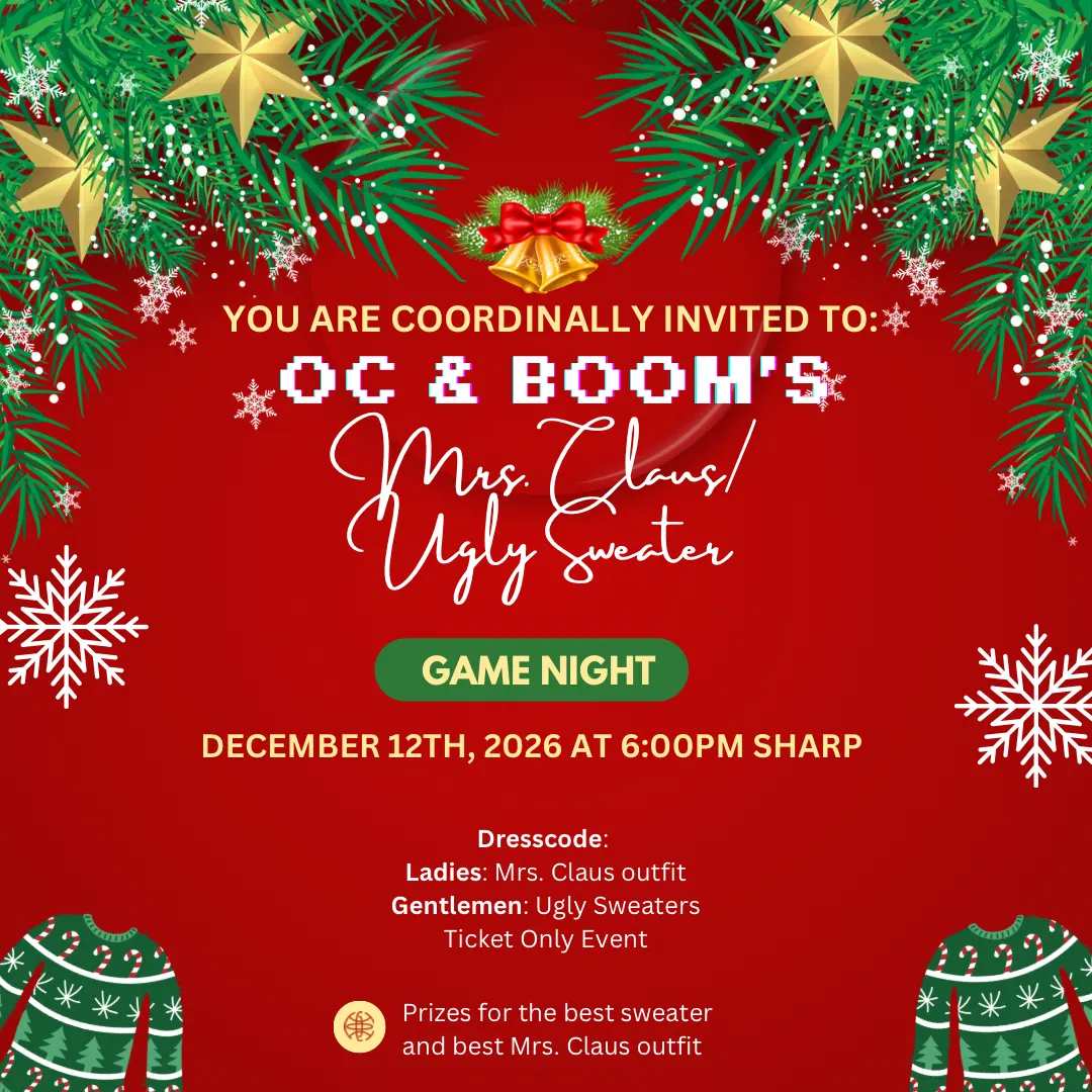 Mrs. Claus And Ugly Sweater Game Night