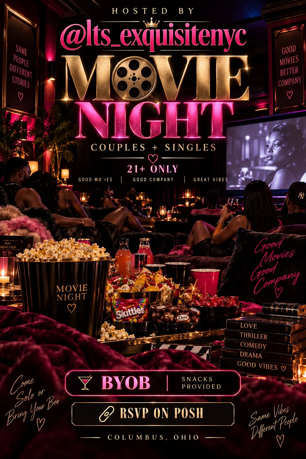 🎬 Couples & Singles Movie Night 🍿