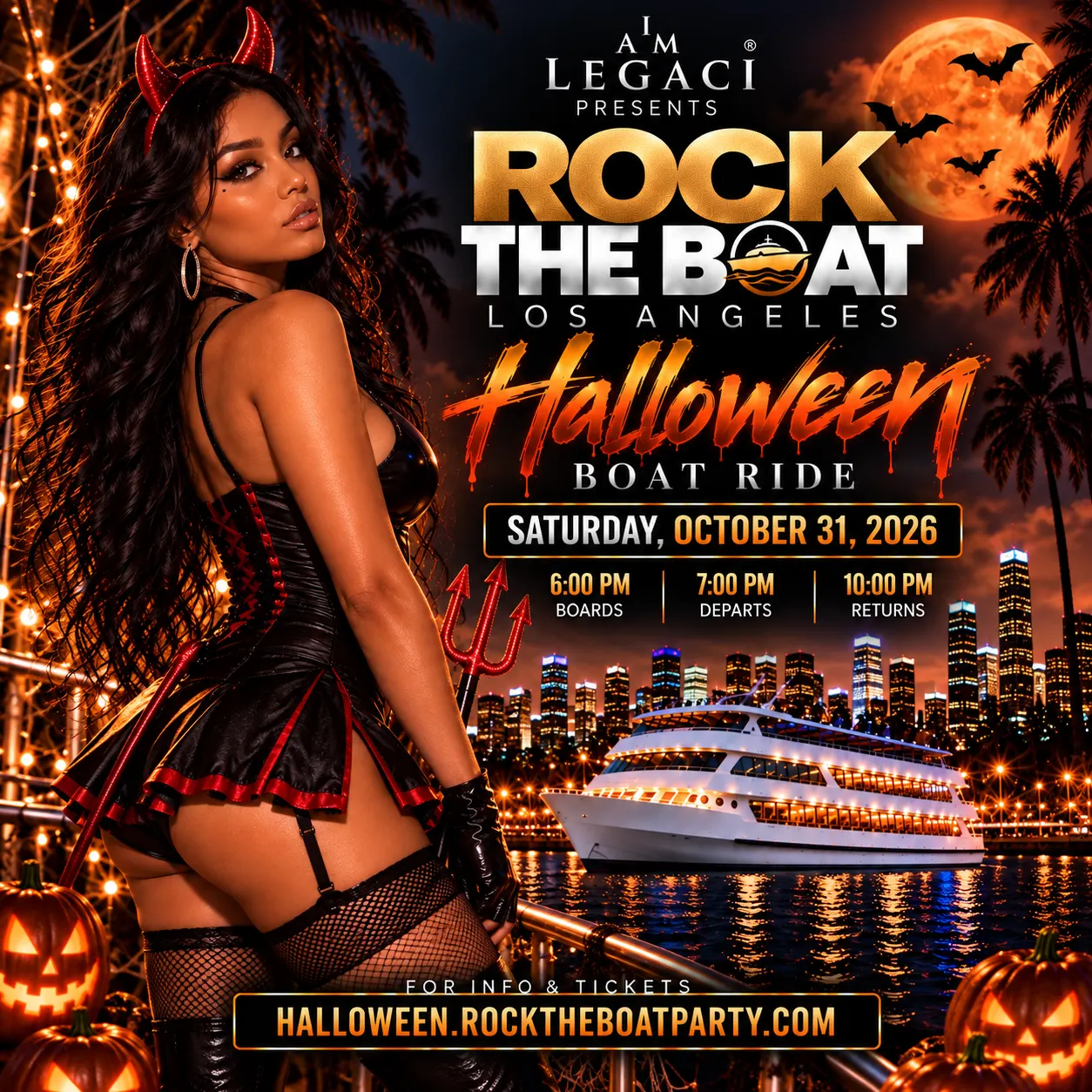Rock The Boat Los Angeles: Halloween Boat Ride 2026