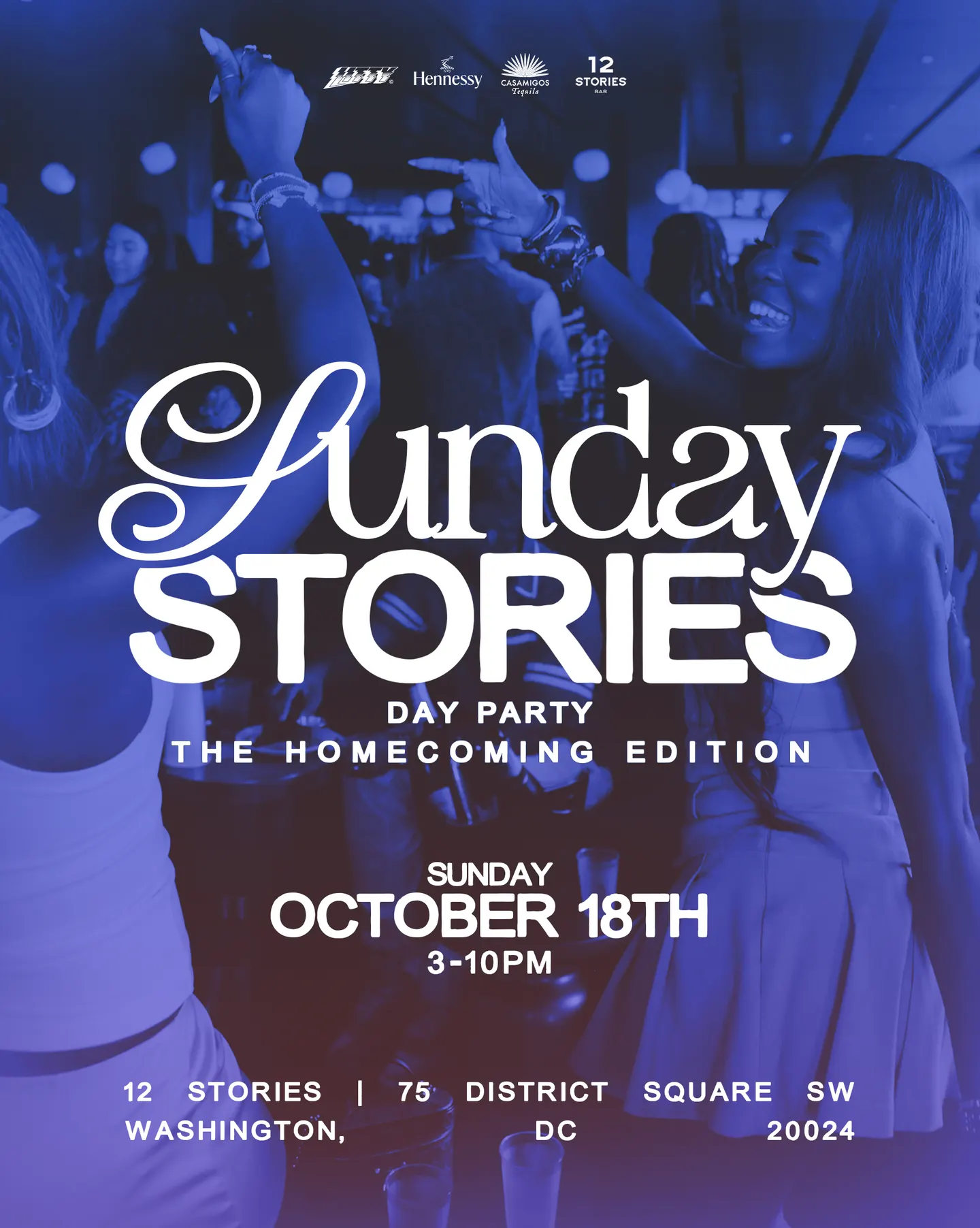 Sunday Stories Day Party at 12 Stories Rooftop | Sun. Oct 18th