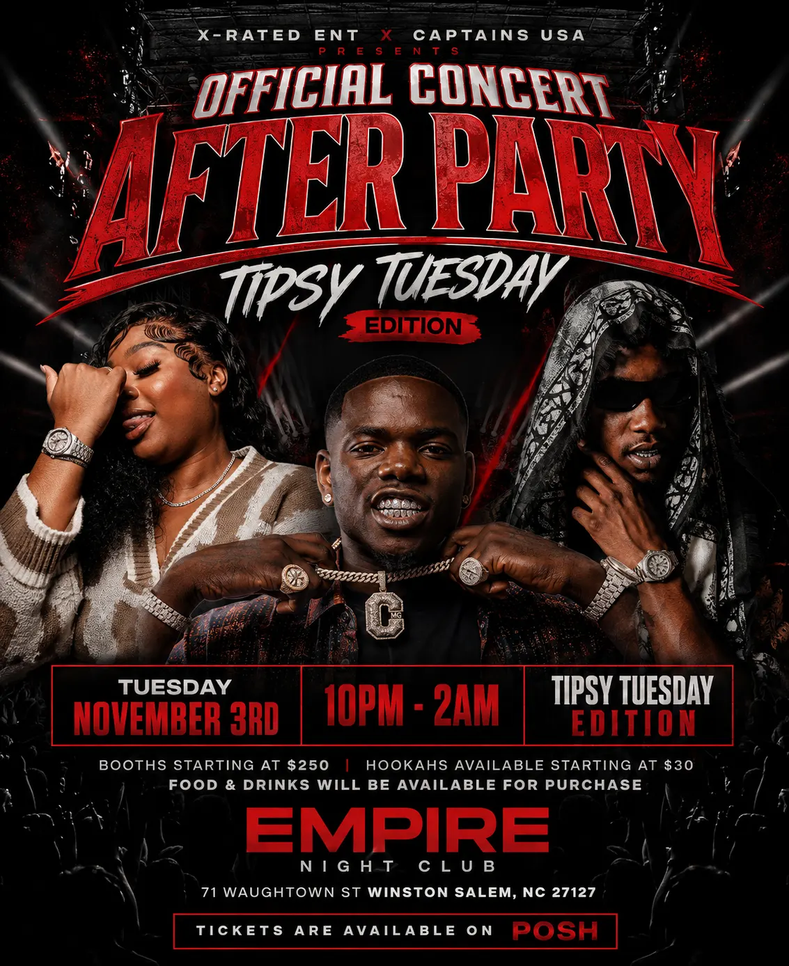 OFFICIALLY WSSU CONCERT AFTER PARTY: TIPSY TUESDAY EDITION