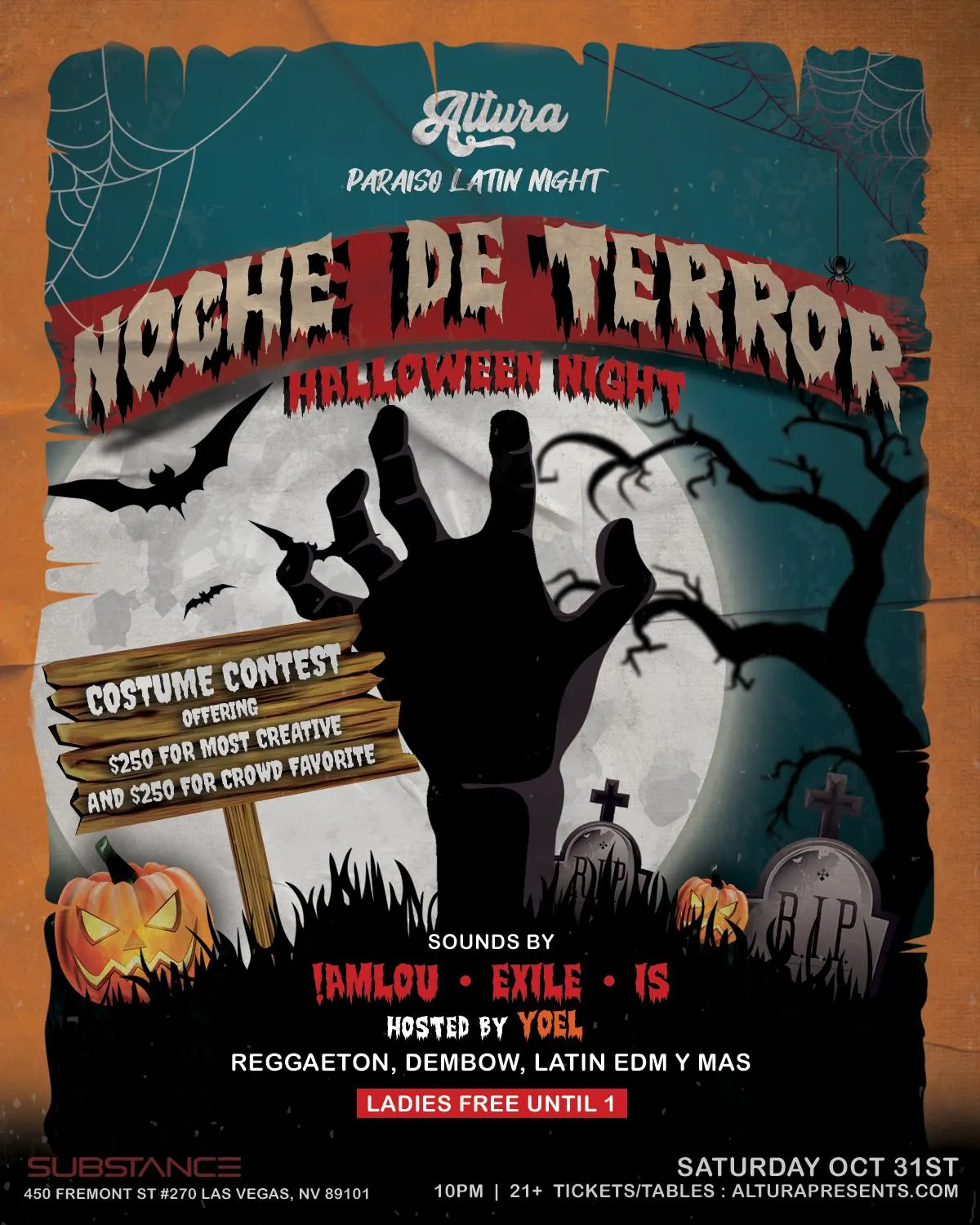 ALTURA Presents: NOCHE DE TERROR (21+)