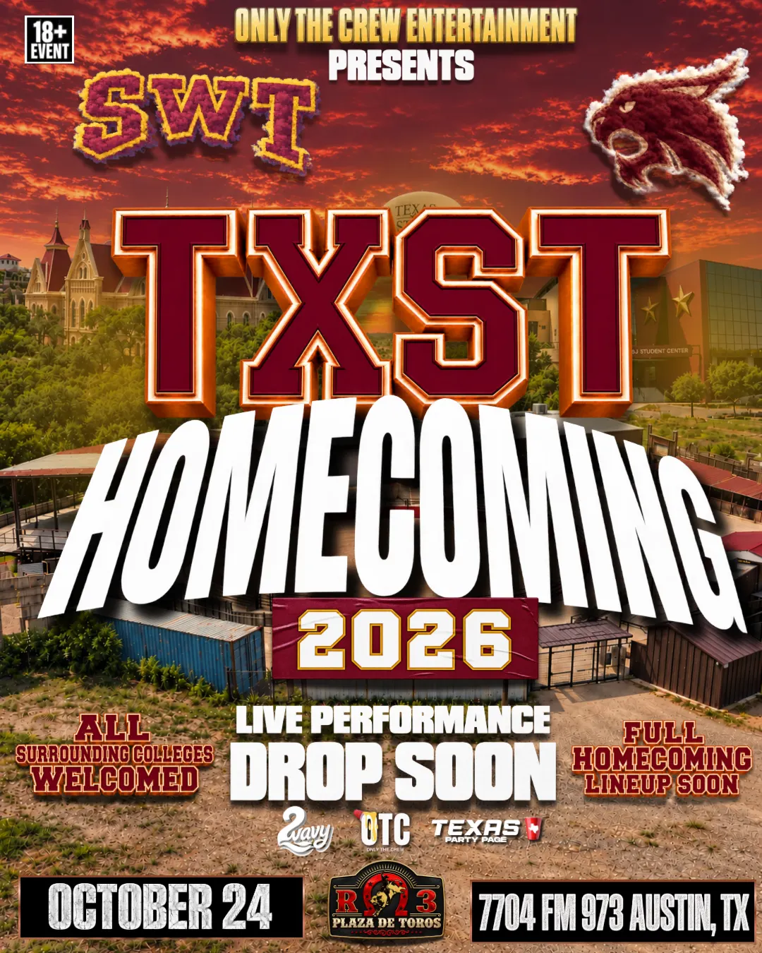 OTC TXST HOMECOMING