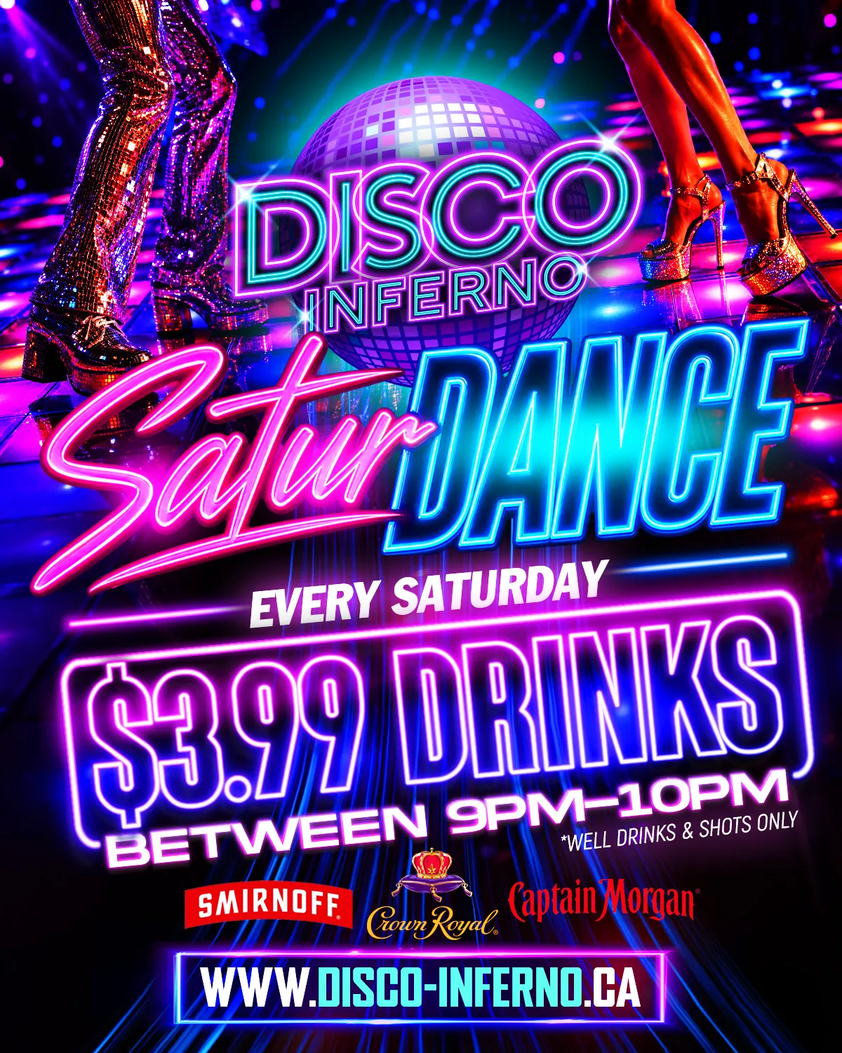 Disco Inferno Advanced Tickets - Saturdays